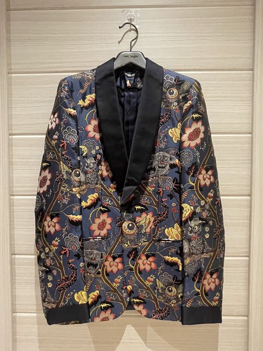 Louis Vuitton FW2013 Chapman Brothers Garden in Hell Silk Blazer