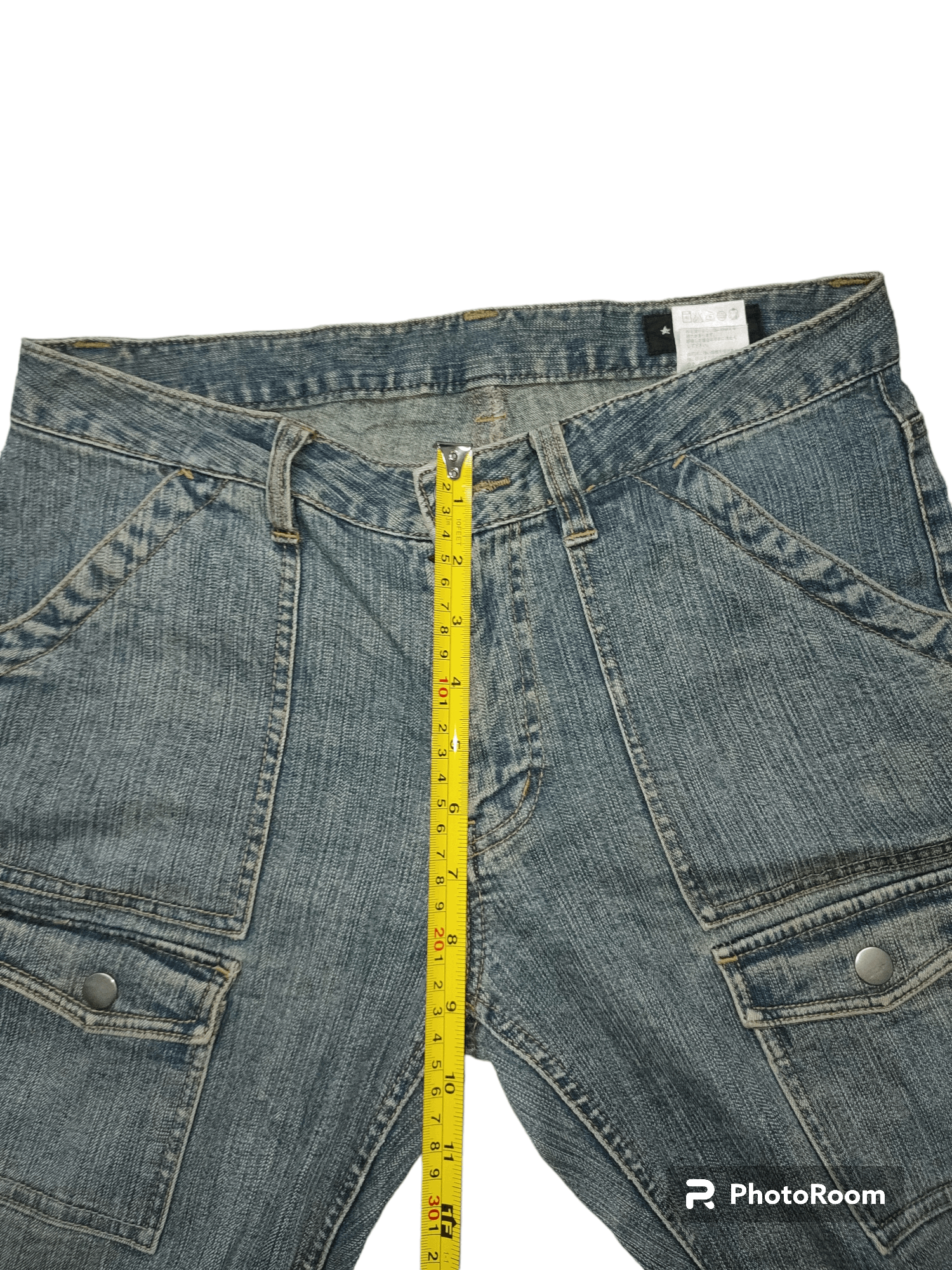 Japanese Brand John Jello Multi Pockets Flare Bush Denim Size 30" / US 8 / IT 44 - 7 Thumbnail