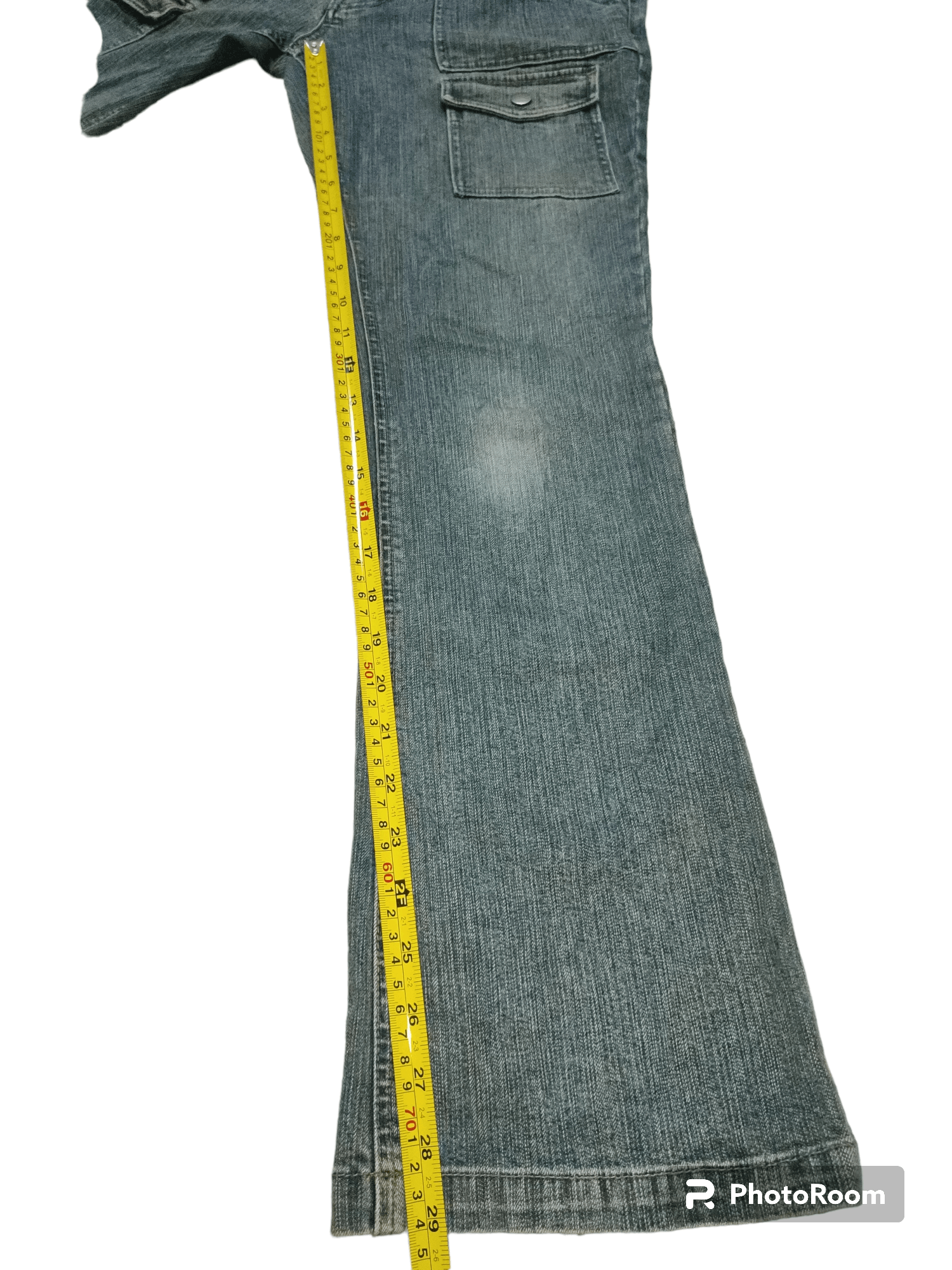 Japanese Brand John Jello Multi Pockets Flare Bush Denim Size 30" / US 8 / IT 44 - 5 Thumbnail