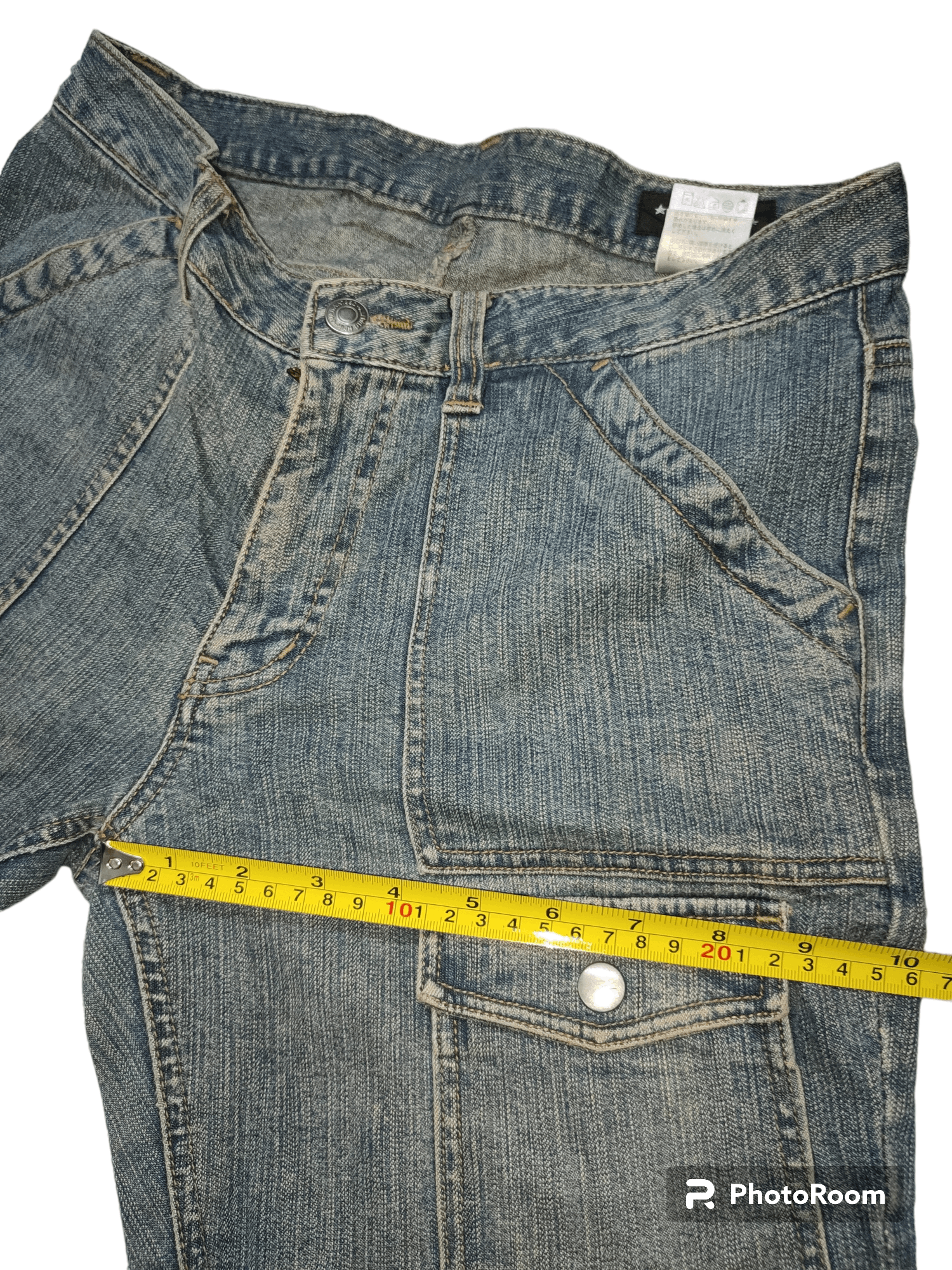 Japanese Brand John Jello Multi Pockets Flare Bush Denim Size 30" / US 8 / IT 44 - 8 Thumbnail