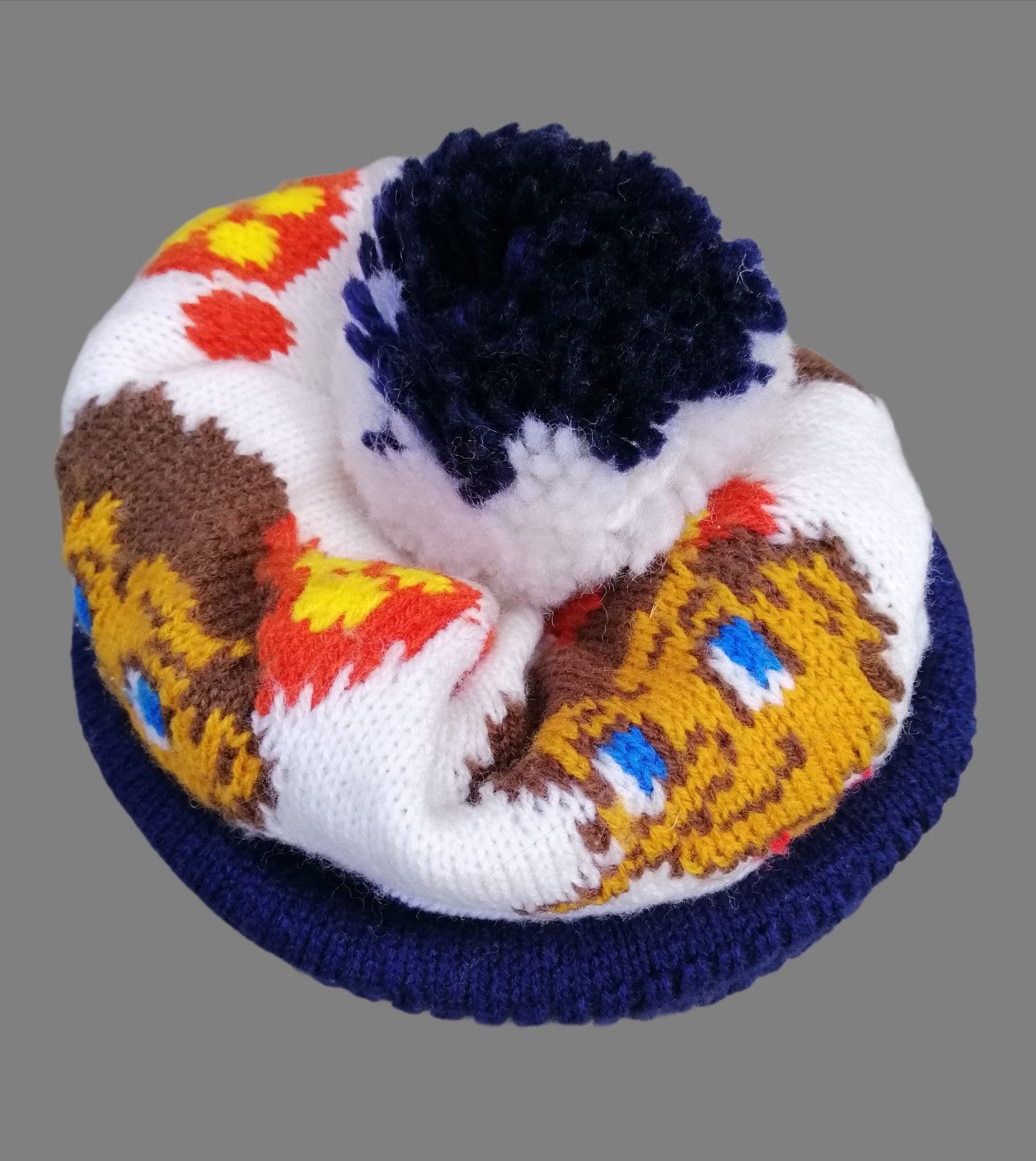 Vintage Vintage Pinokio HandKnit Beanie Hat Size ONE SIZE - 7 Thumbnail
