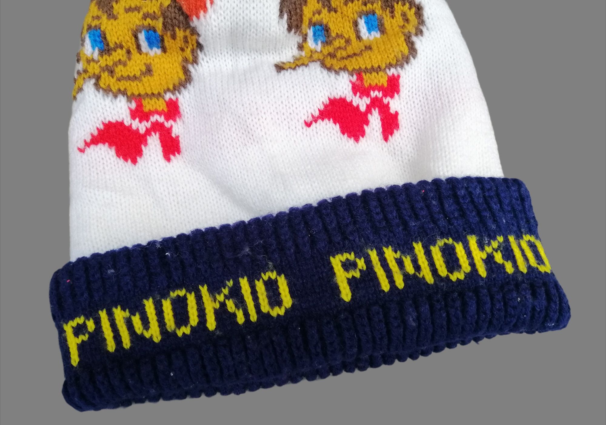 Vintage Vintage Pinokio HandKnit Beanie Hat Size ONE SIZE - 4 Thumbnail