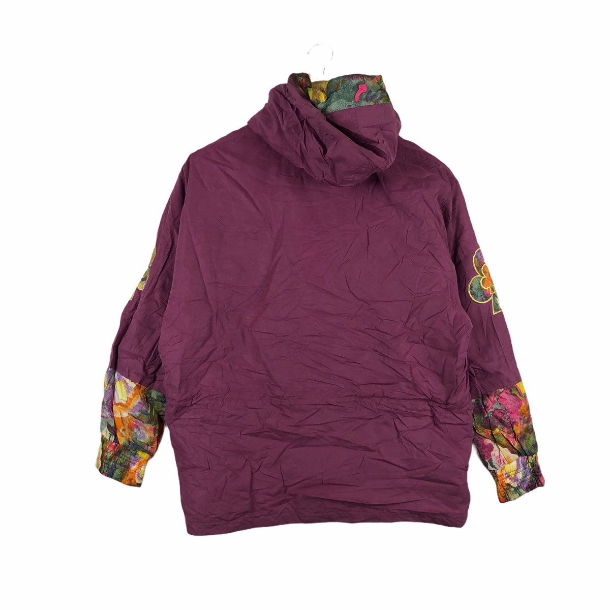 VINTAGE GAAG FLORAL STRING SWEATER HOODIE CASUAL JUMPER