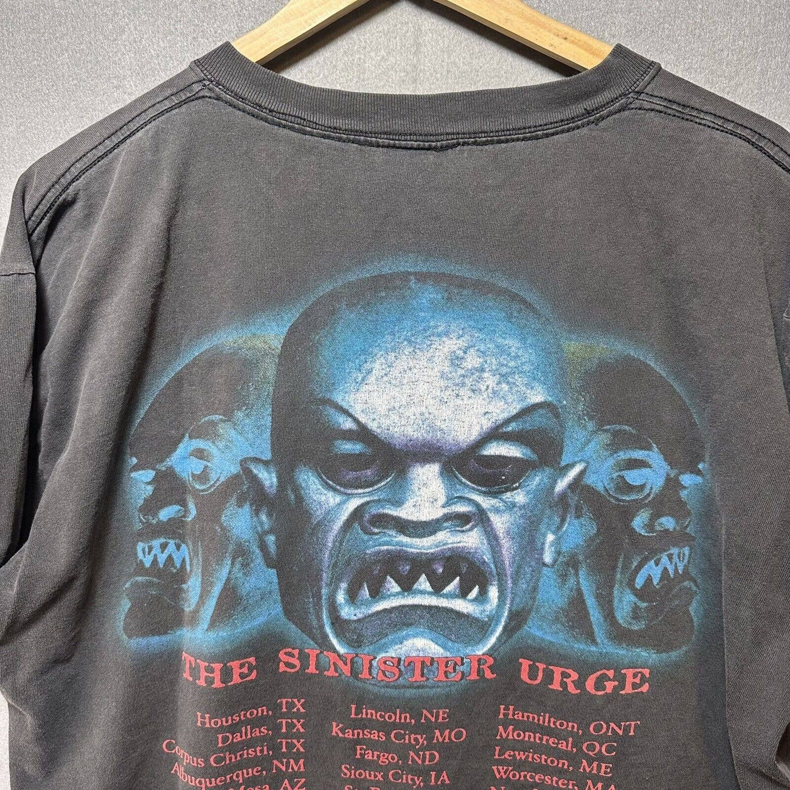 Rob popular Zombie 2001 The Sinister Urge Tour Shirt, Men's size large