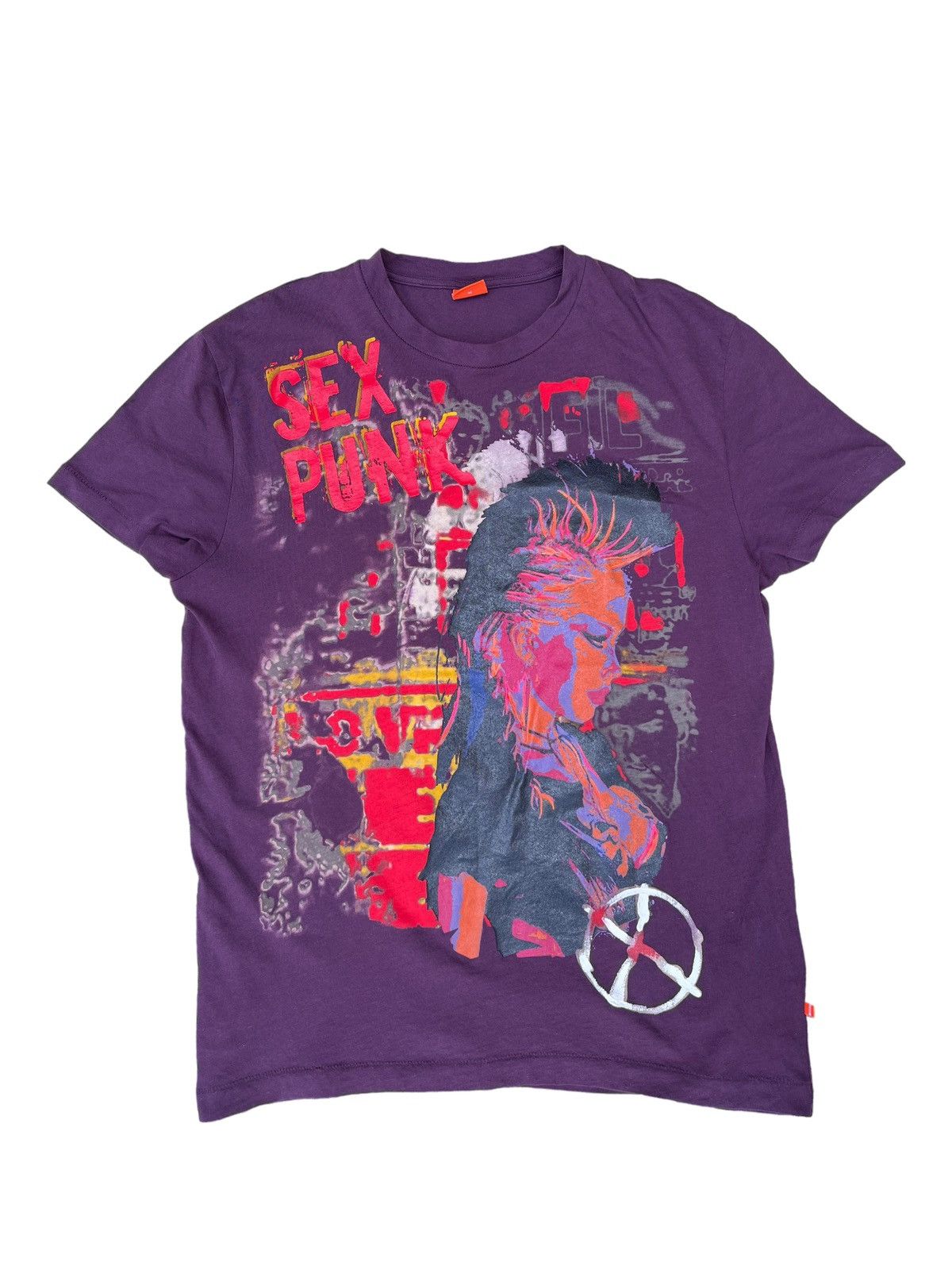 Hugo Boss Rare Hugo Boss Sex Punk T-shirt Vivienne Westwood Style Size US M / EU 48-50 / 2 - 1 Thumbnail