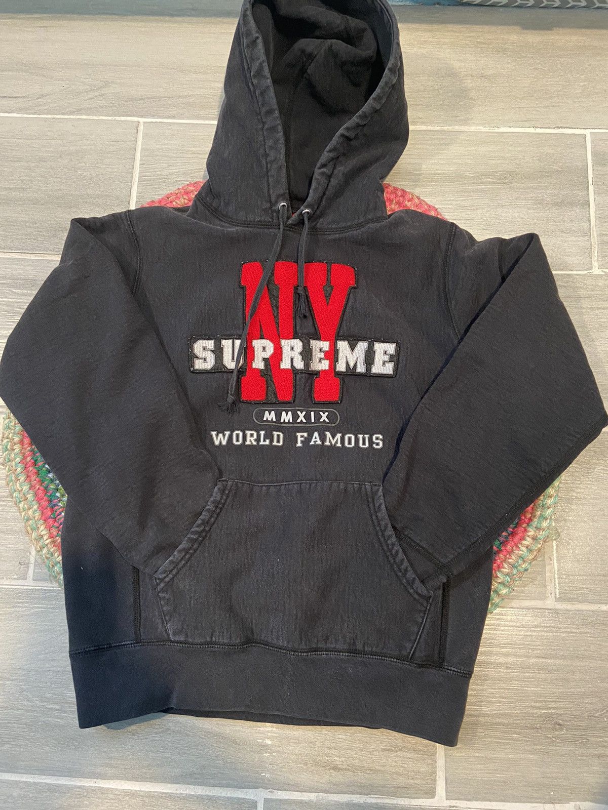 Supreme ny hoodie hot sale