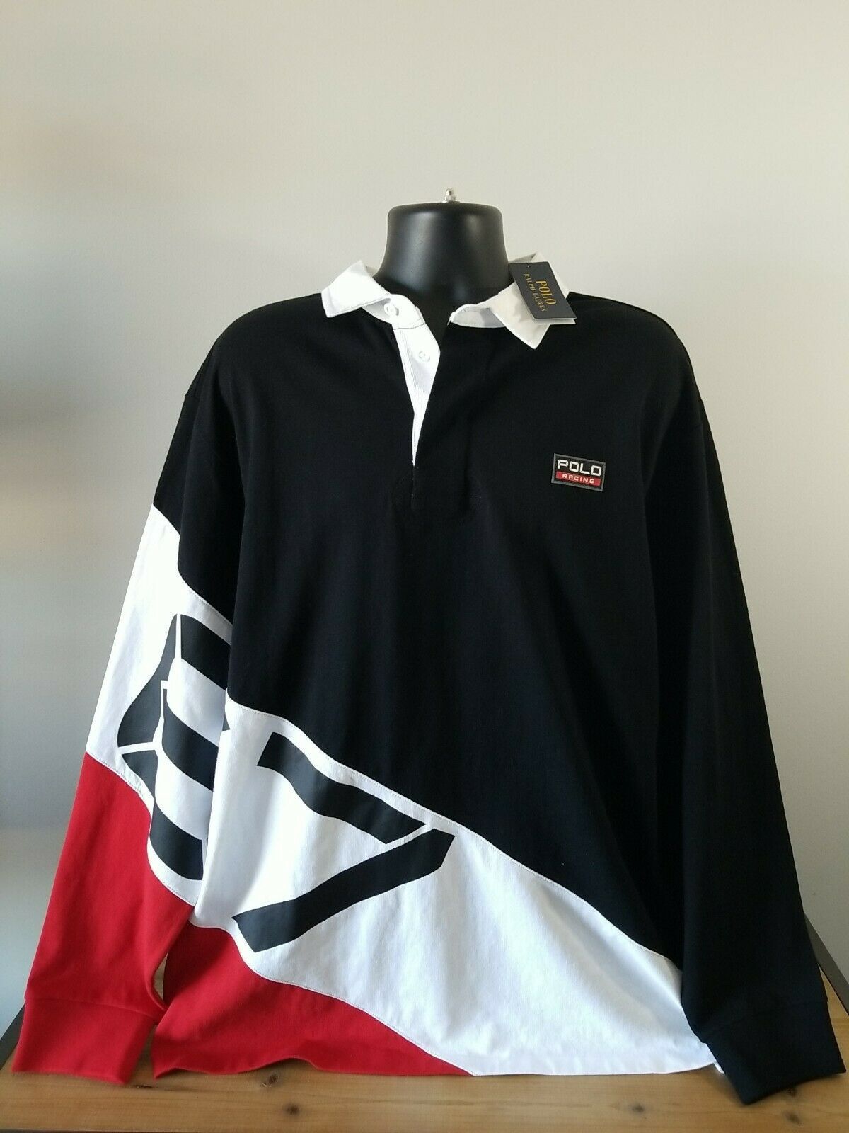 Polo Ralph Lauren Polo Ralph Lauren Classic-Fit Racing Rugby Shirt XXL Size US XXL / EU 58 / 5 - 2 Thumbnail