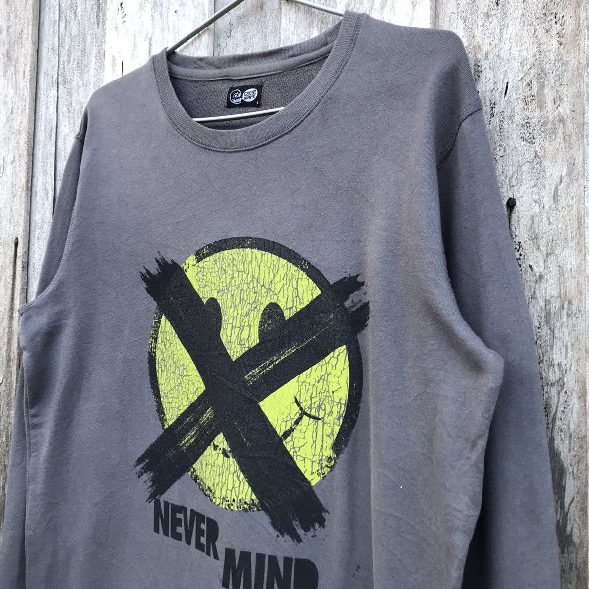 Cheap Monday × Vintage Vintage Cheap Monday Never Mind Spell Out Graphic Sweatshirt Size US M / EU 48-50 / 2 - 3 Thumbnail