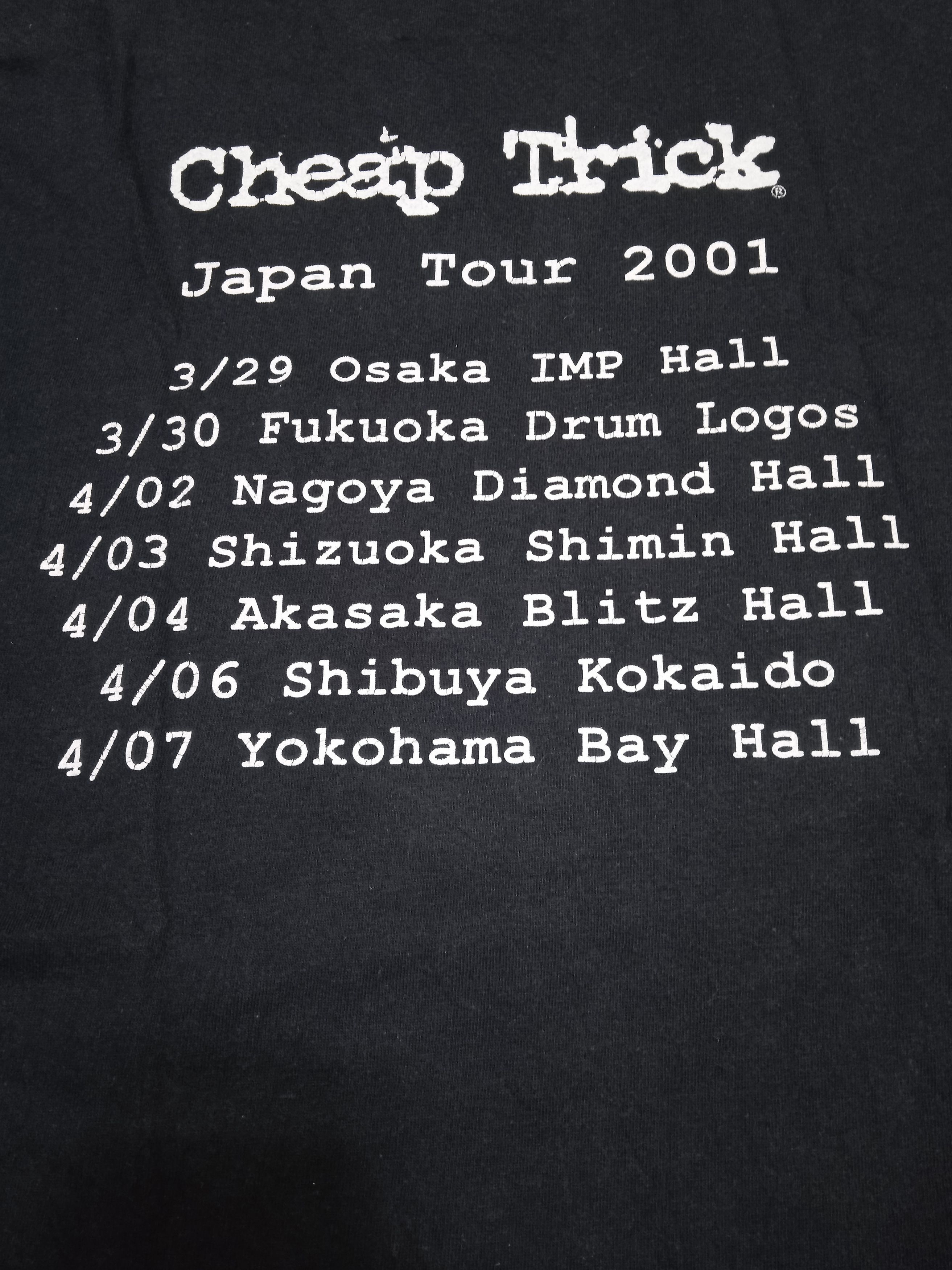 Band Tees Vintage 2000s Cheap Trick Japan Tour 2001 Band Size US L / EU 52-54 / 3 - 2 Thumbnail
