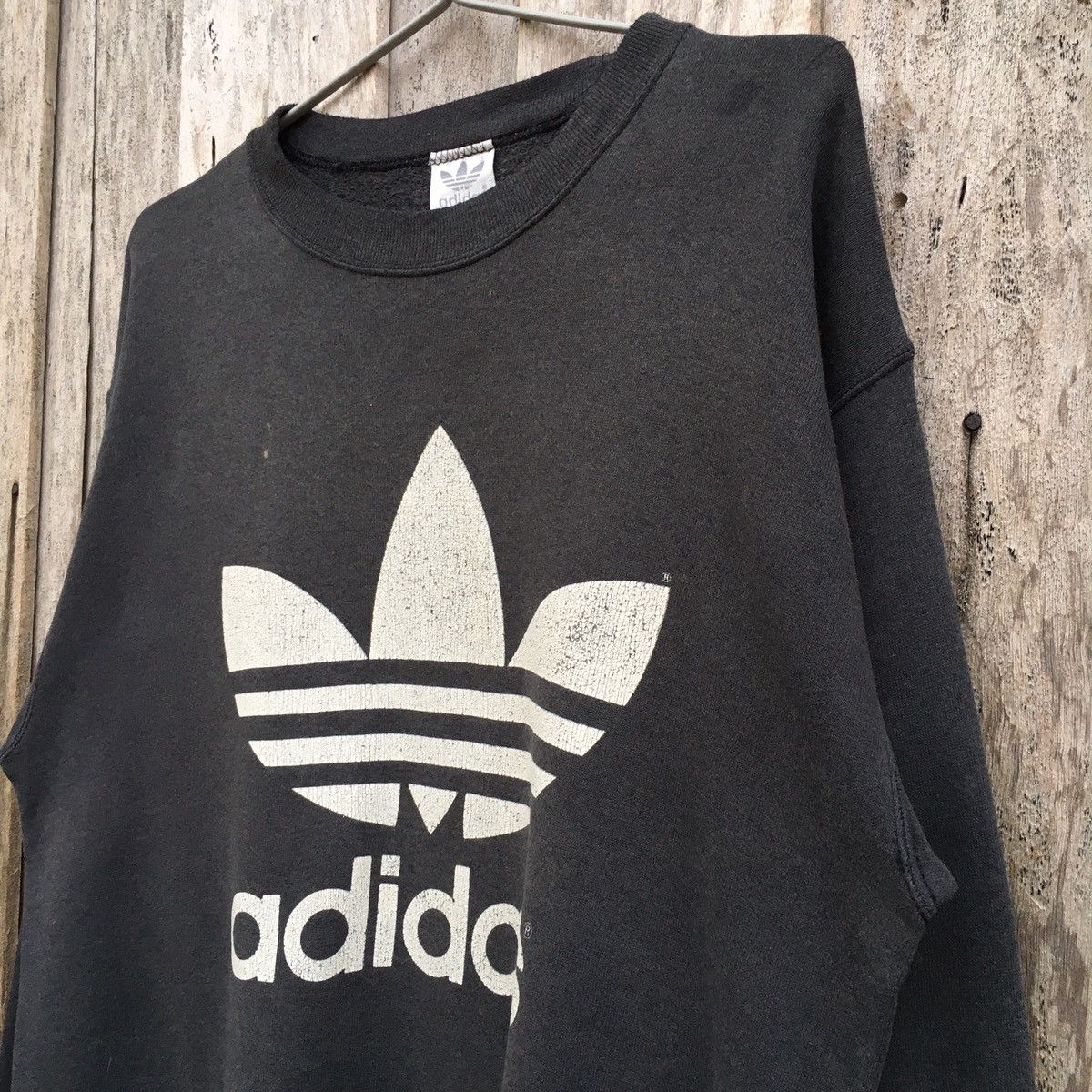 Adidas × Vintage Vintage Adidas Crewneck Sweatshirt Big Logo Size US M / EU 48-50 / 2 - 3 Thumbnail