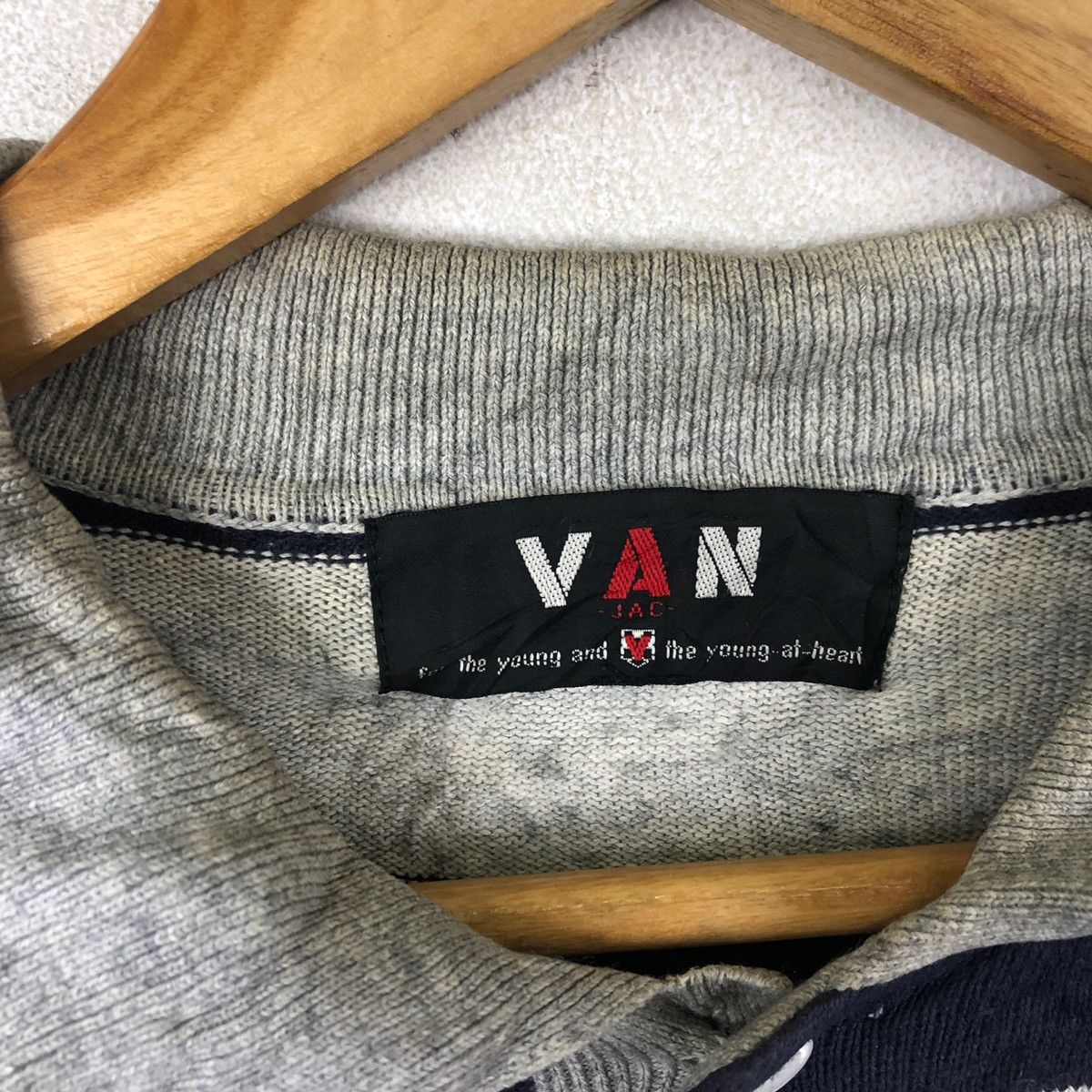 VINTAGE VAN JAC SWEATSHIRT CASUAL JUMPER PULLOVER