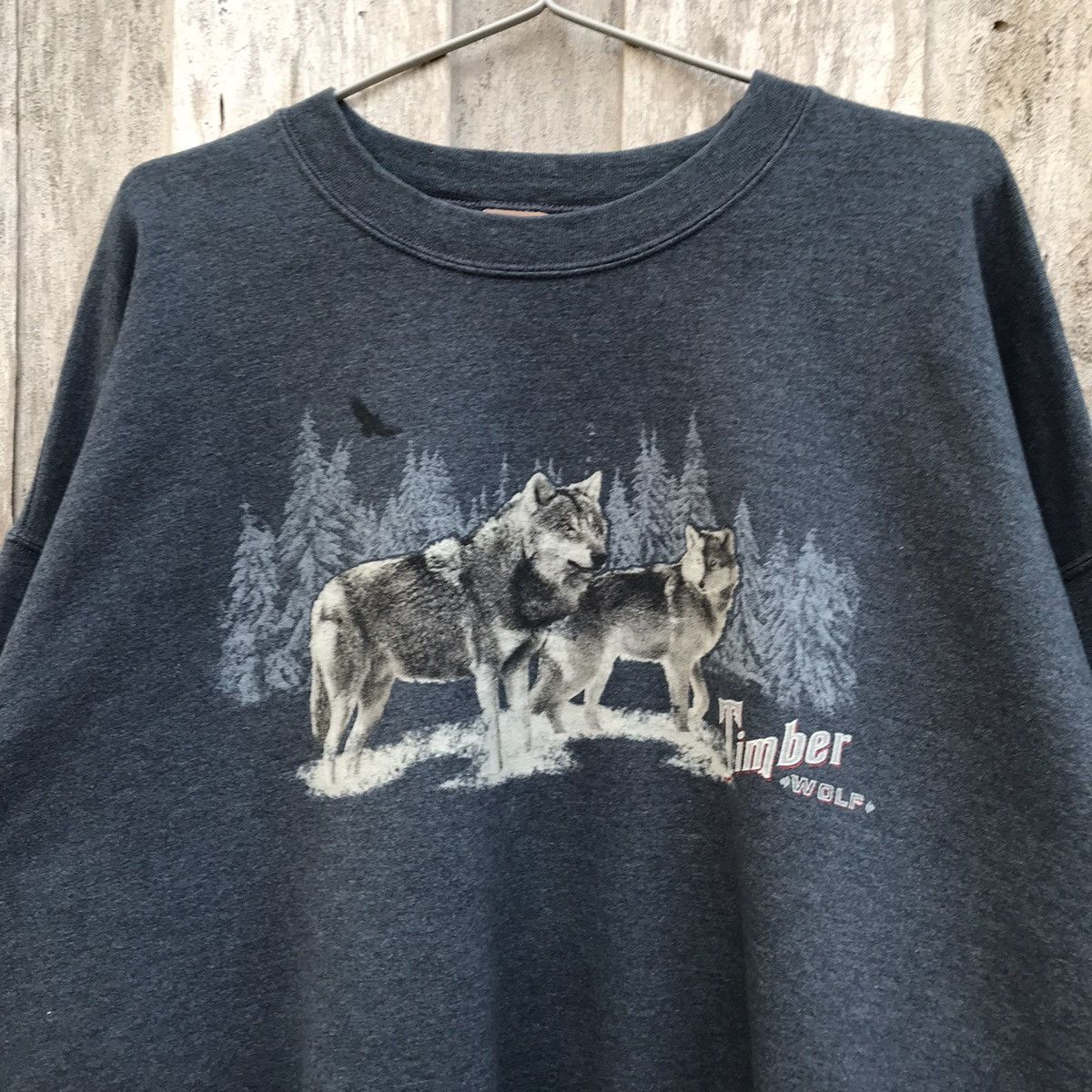 George × Vintage Vintage George Timber Wolf Printed Crewneck Sweatshirt Size US XL / EU 56 / 4 - 2 Thumbnail