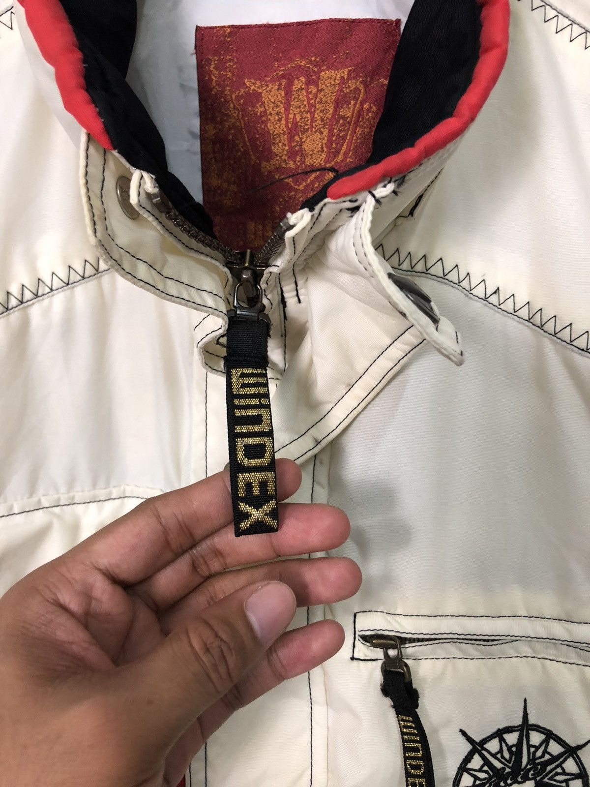 Japanese Brand Vintage Windex Zipper Ups Spell Out Big Logo Jacket Size US XL / EU 56 / 4 - 9 Thumbnail