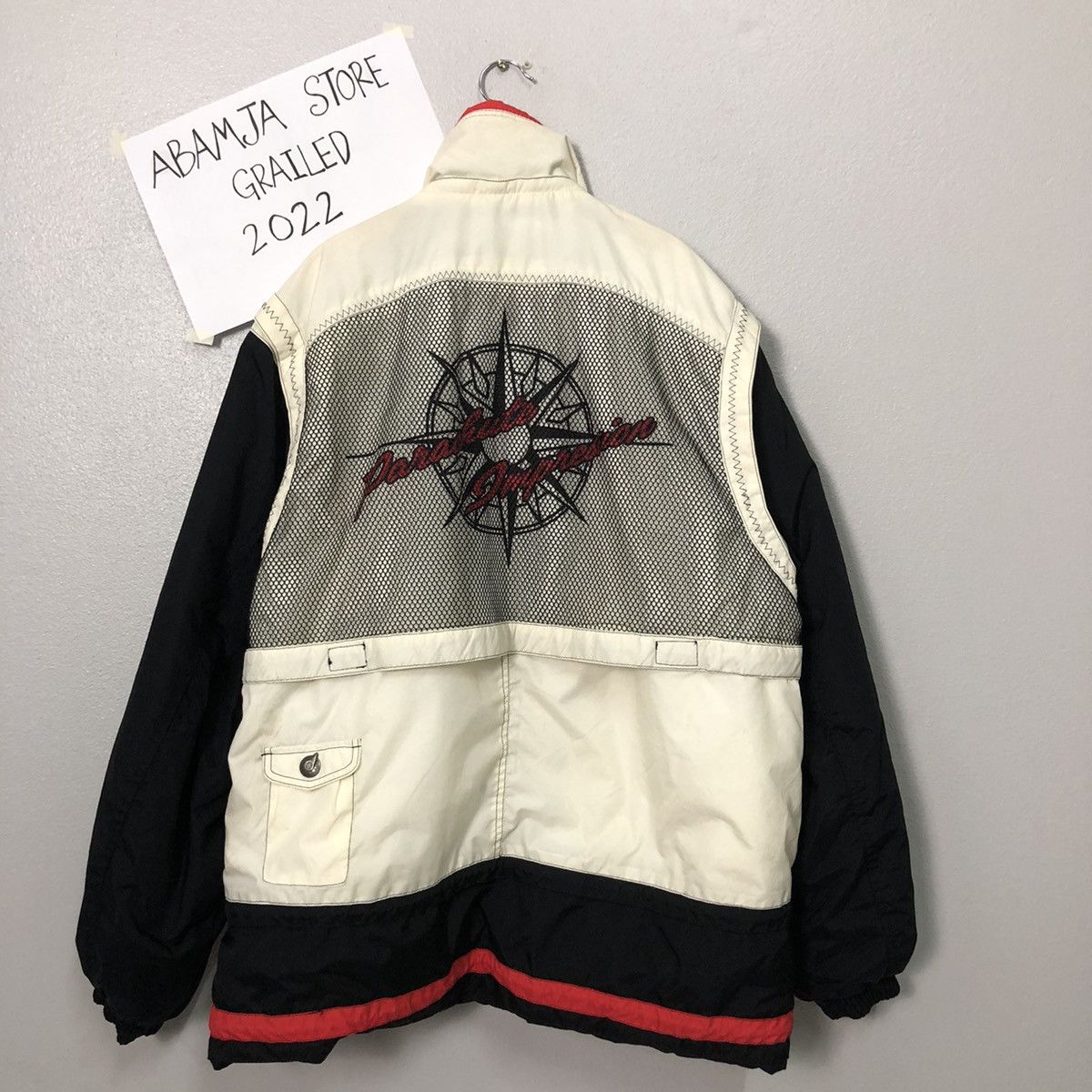 Japanese Brand Vintage Windex Zipper Ups Spell Out Big Logo Jacket Size US XL / EU 56 / 4 - 1 Thumbnail