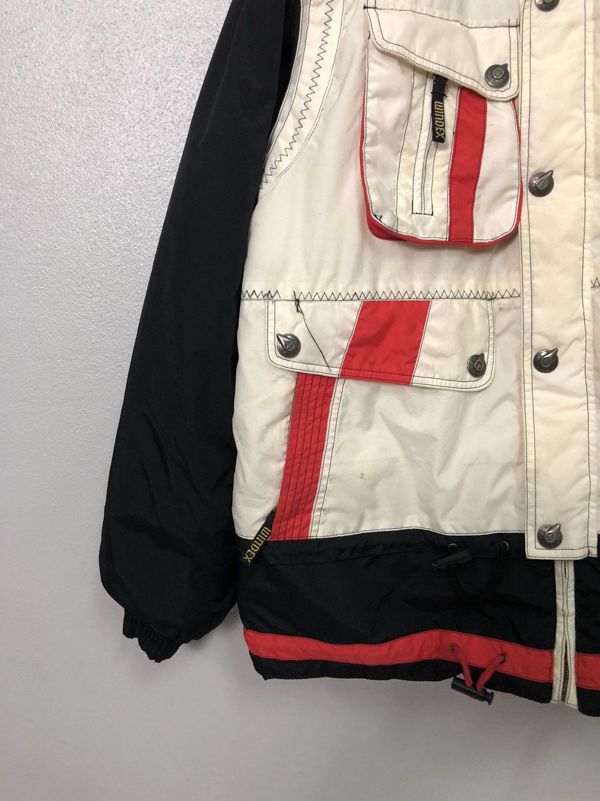 Japanese Brand Vintage Windex Zipper Ups Spell Out Big Logo Jacket Size US XL / EU 56 / 4 - 4 Thumbnail