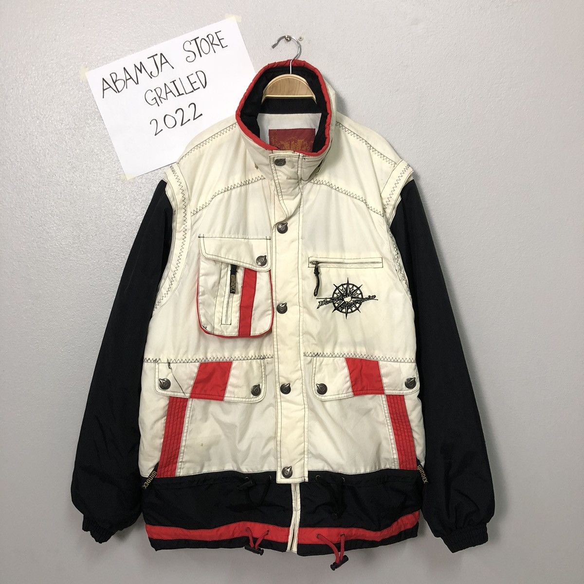 Japanese Brand Vintage Windex Zipper Ups Spell Out Big Logo Jacket Size US XL / EU 56 / 4 - 2 Thumbnail