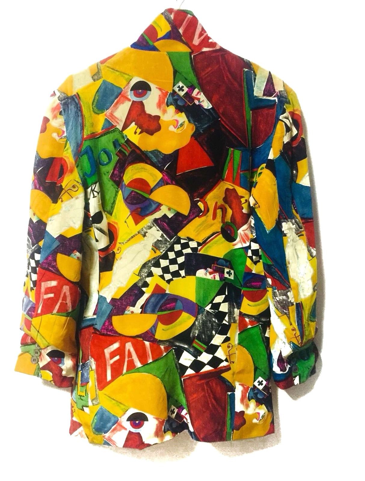 Designer × Mossimo 100% silk full colour over print blazer by Mossimo Size US M / EU 48-50 / 2 - 7 Thumbnail