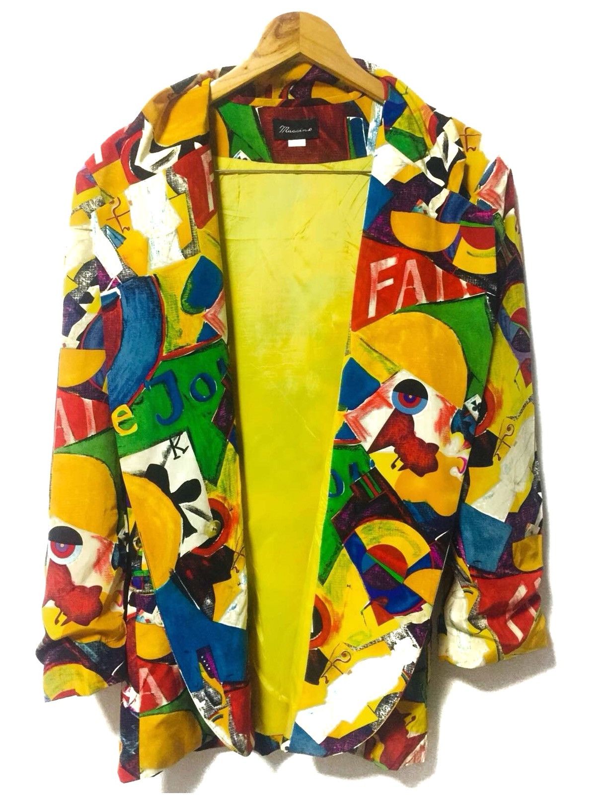Designer × Mossimo 100% silk full colour over print blazer by Mossimo Size US M / EU 48-50 / 2 - 10 Thumbnail