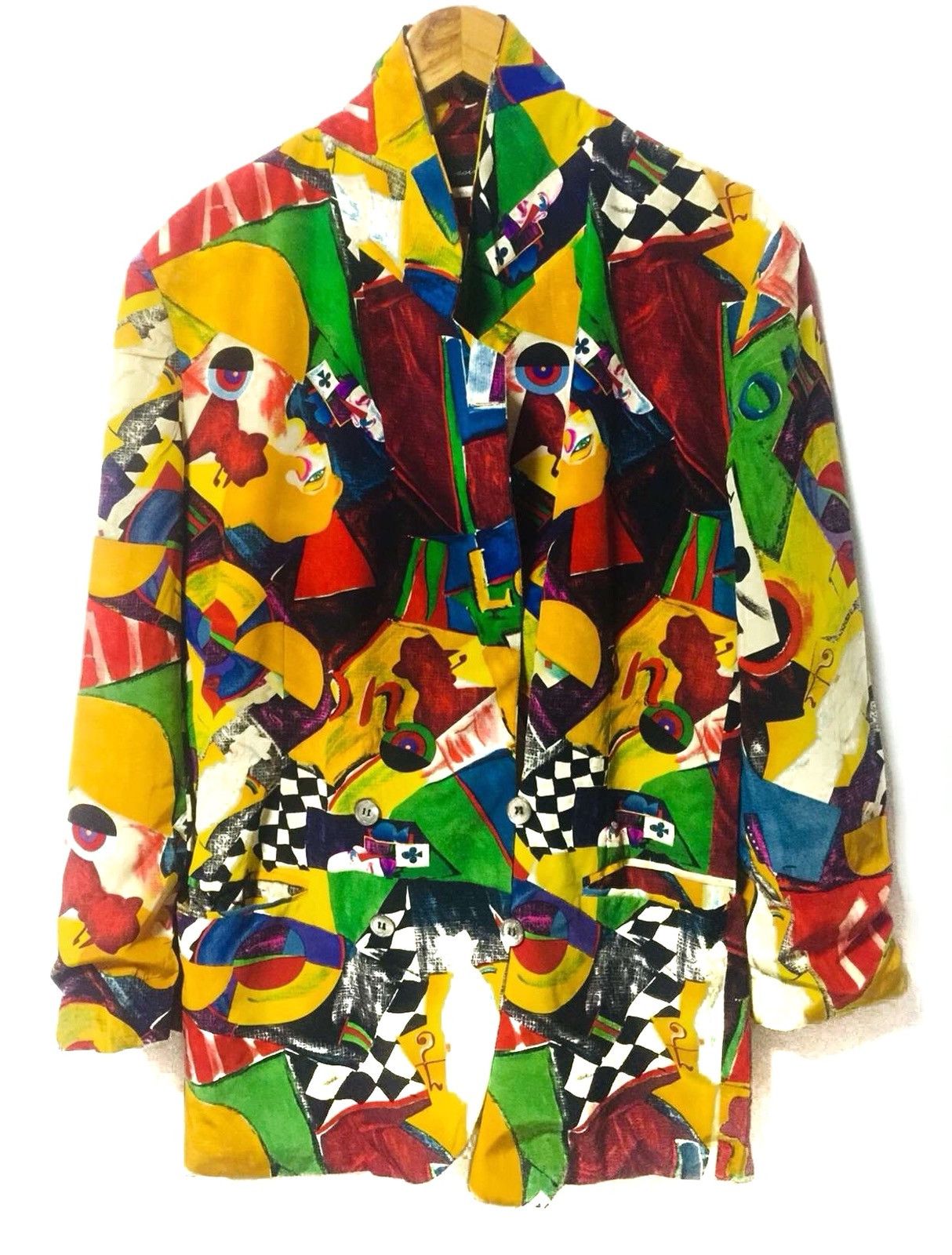 Designer × Mossimo 100% silk full colour over print blazer by Mossimo Size US M / EU 48-50 / 2 - 9 Thumbnail