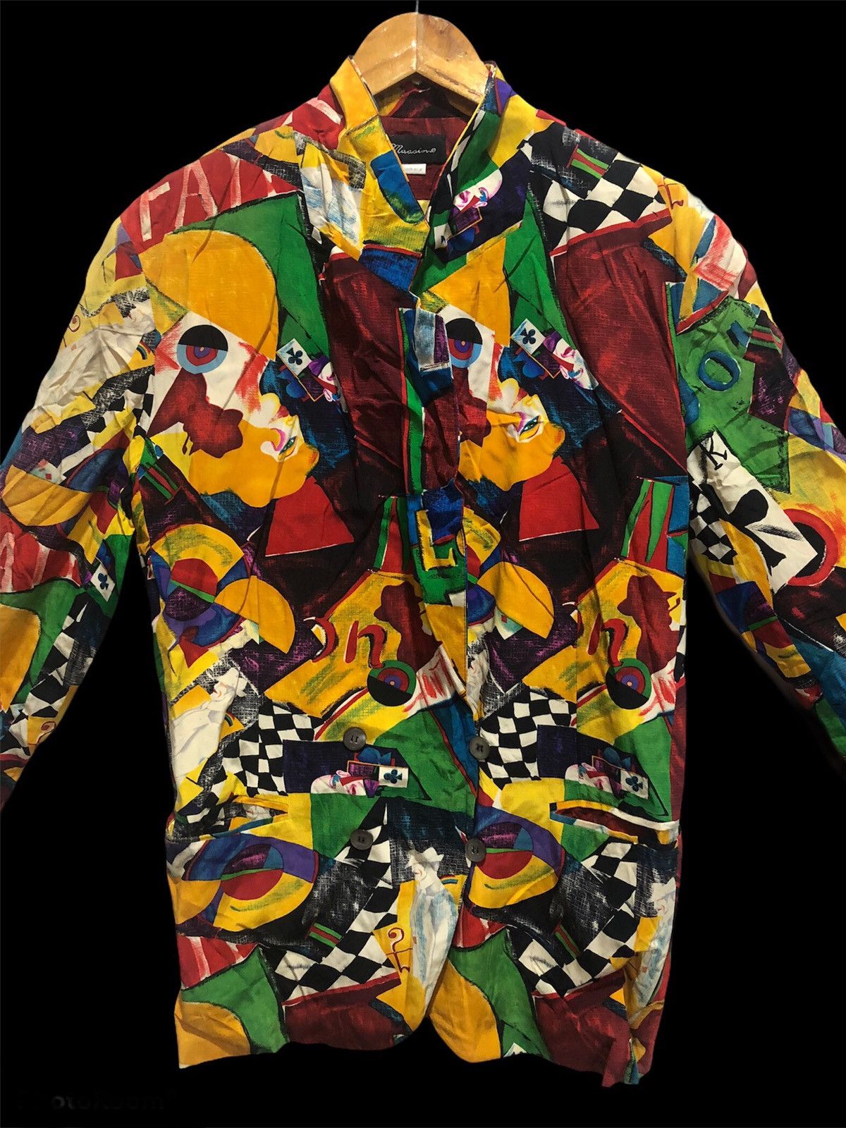 Designer × Mossimo 100% silk full colour over print blazer by Mossimo Size US M / EU 48-50 / 2 - 3 Thumbnail