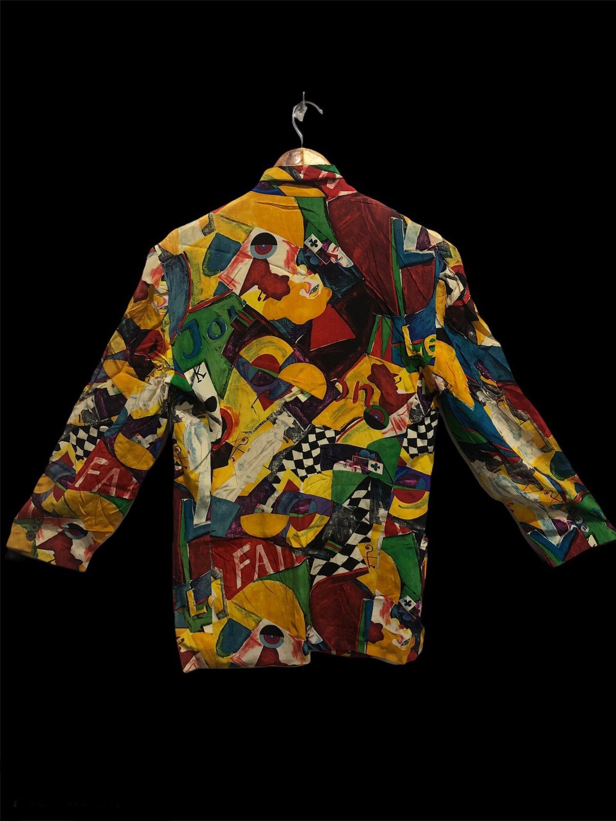 Designer × Mossimo 100% silk full colour over print blazer by Mossimo Size US M / EU 48-50 / 2 - 2 Thumbnail