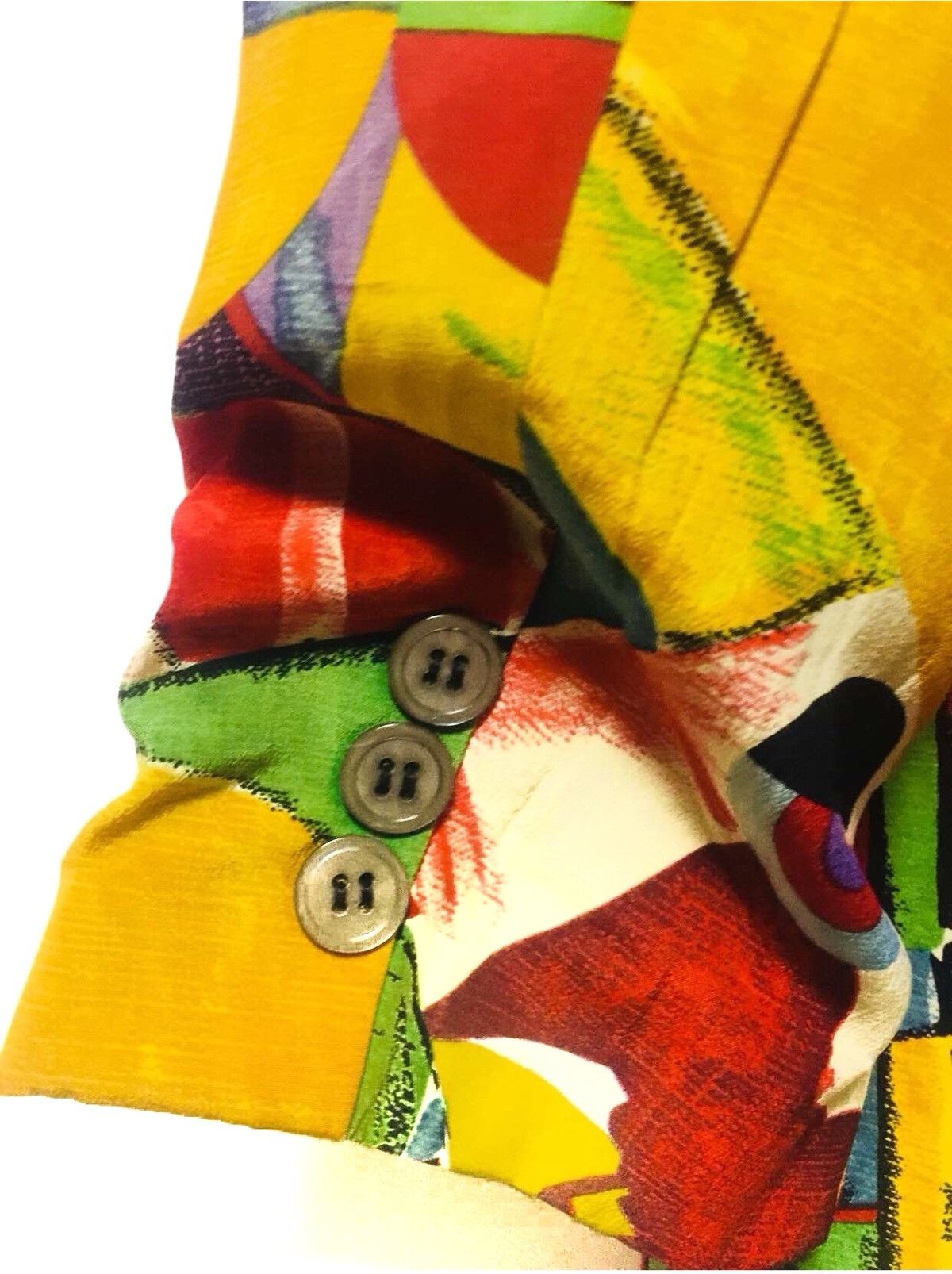Designer × Mossimo 100% silk full colour over print blazer by Mossimo Size US M / EU 48-50 / 2 - 14 Thumbnail