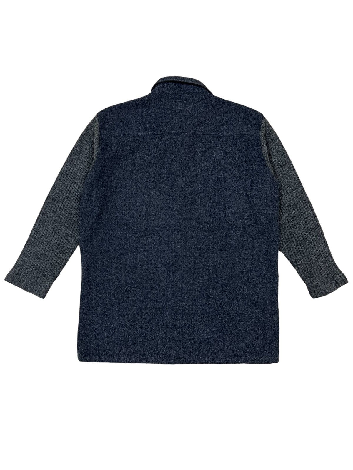 Number (N)ine GRAIL🔥OG Number Nine Miyashita Wool Hybrid Knit Sleeve Jkt Size US M / EU 48-50 / 2 - 5 Thumbnail