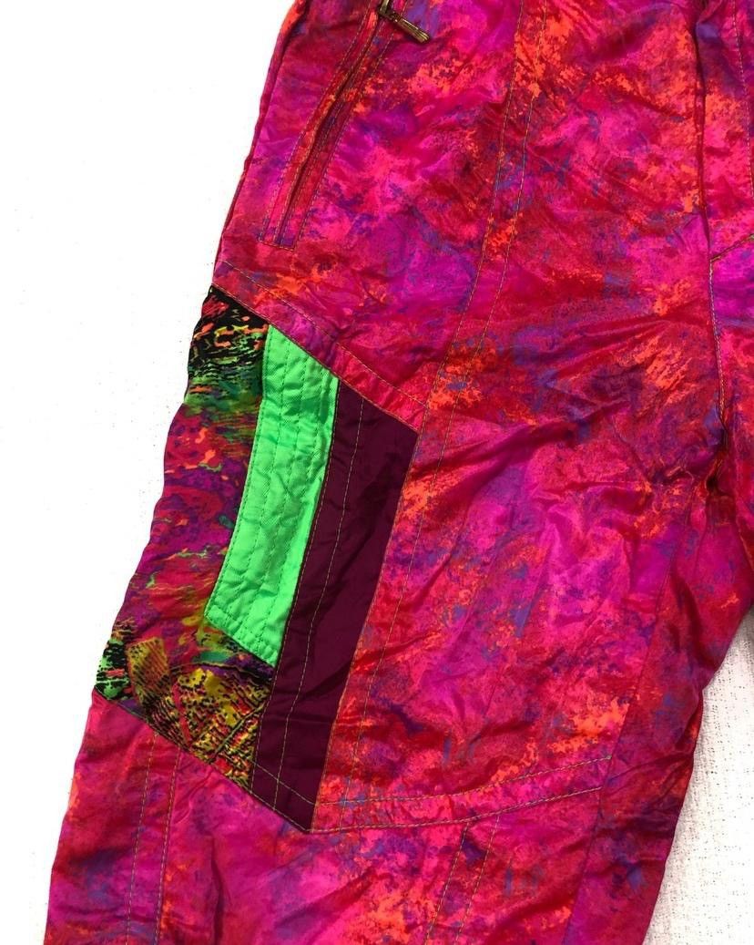 Ellesse × Vintage Rainbow multi colour Overalls Ski nice desingner Size US 31 - 7 Thumbnail