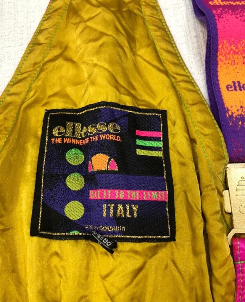 Ellesse × Vintage Rainbow multi colour Overalls Ski nice desingner Size US 31 - 9 Thumbnail