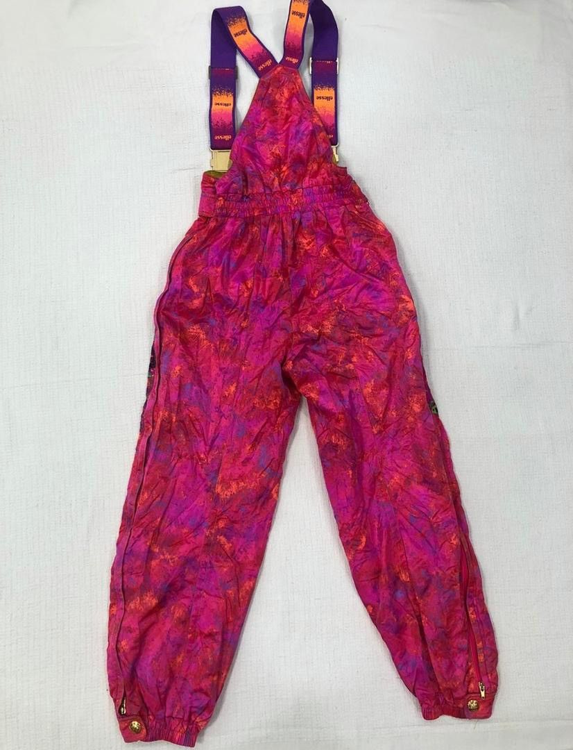Ellesse × Vintage Rainbow multi colour Overalls Ski nice desingner Size US 31 - 10 Thumbnail