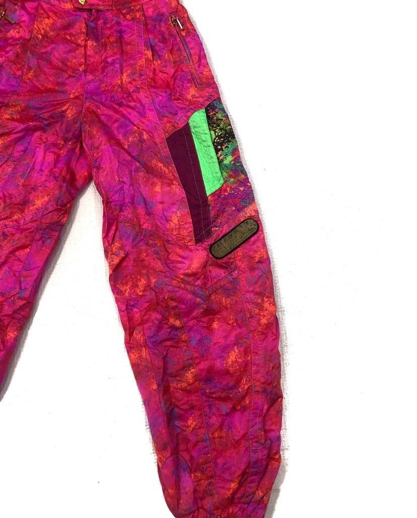 Ellesse × Vintage Rainbow multi colour Overalls Ski nice desingner Size US 31 - 8 Thumbnail