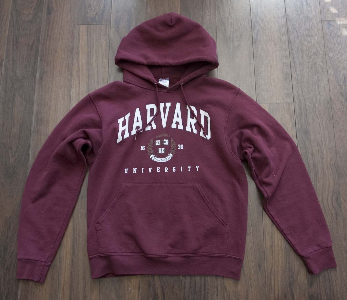 Jerzees × Vintage Harvard Hoodie 50 % Polyester / 50% Cotton Size S Size US S / EU 44-46 / 1 - 1 Thumbnail