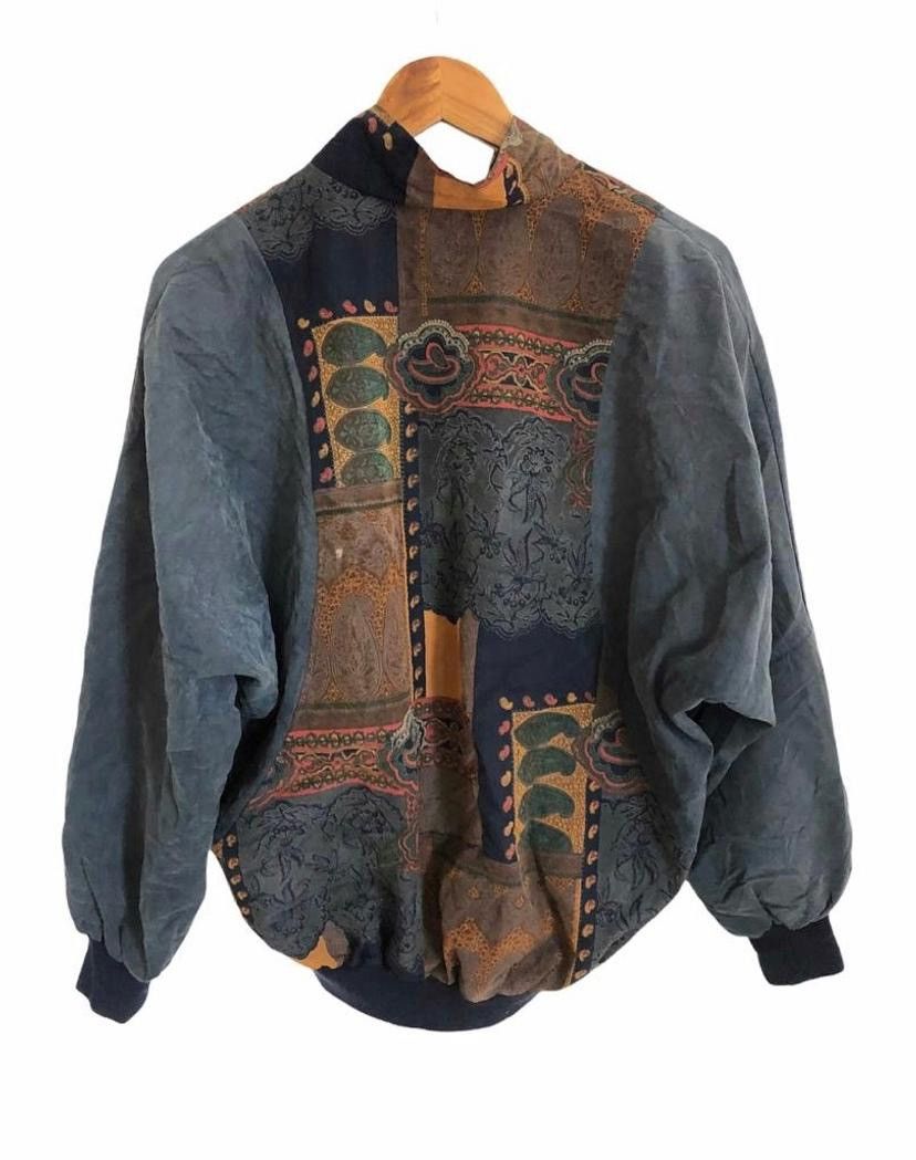 Japanese Brand × Vintage Vintage Jacket SBS zipper patchwork design Kapital Size US M / EU 48-50 / 2 - 2 Thumbnail