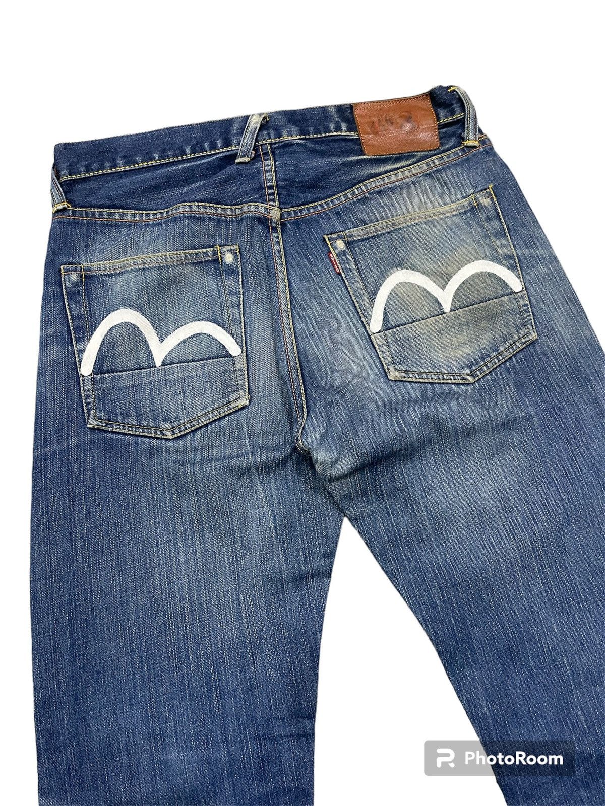 Evisu Vintage Evisu No 3 Seagull Repaint Jeans Size US 31 - 3 Thumbnail