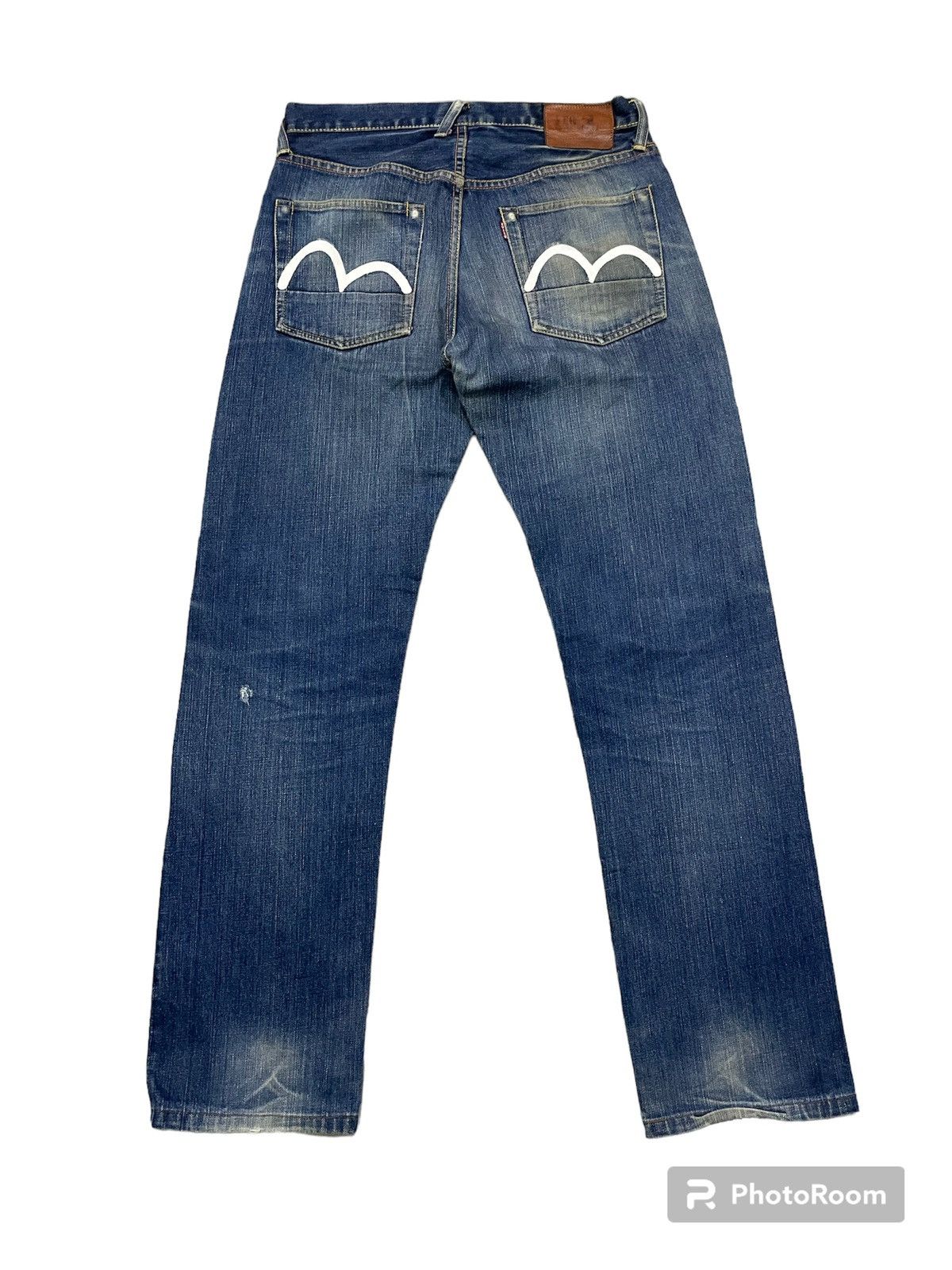 Evisu Vintage Evisu No 3 Seagull Repaint Jeans Size US 31 - 1 Thumbnail