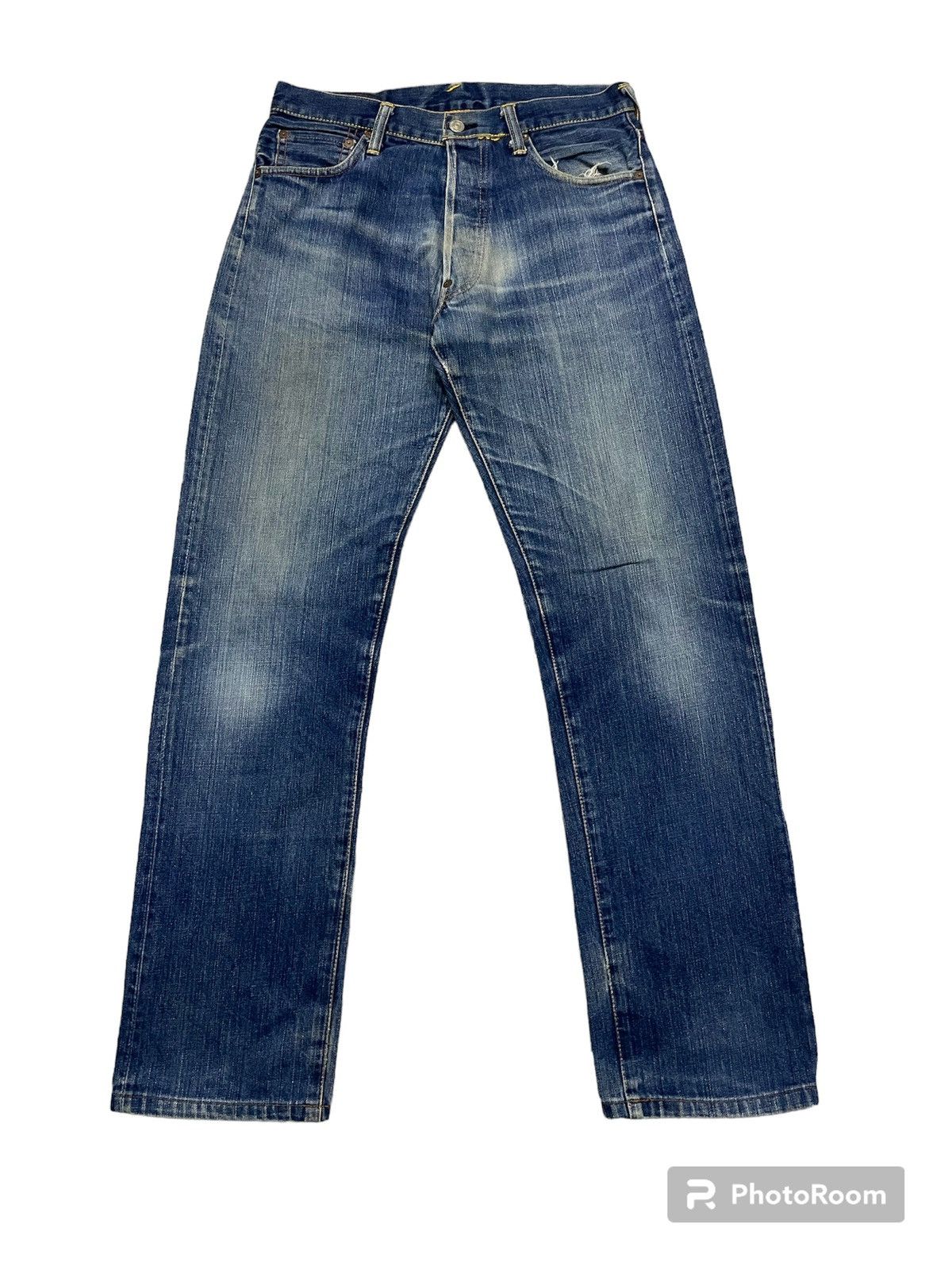 Evisu Vintage Evisu No 3 Seagull Repaint Jeans Size US 31 - 2 Thumbnail