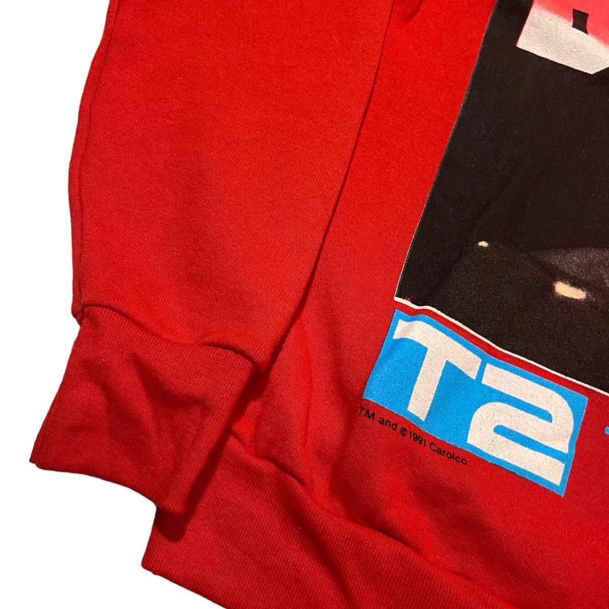 Vintage 1991 Terminator 2 Judgement Day Sweatshirt Size US L / EU 52-54 / 3 - 3 Thumbnail