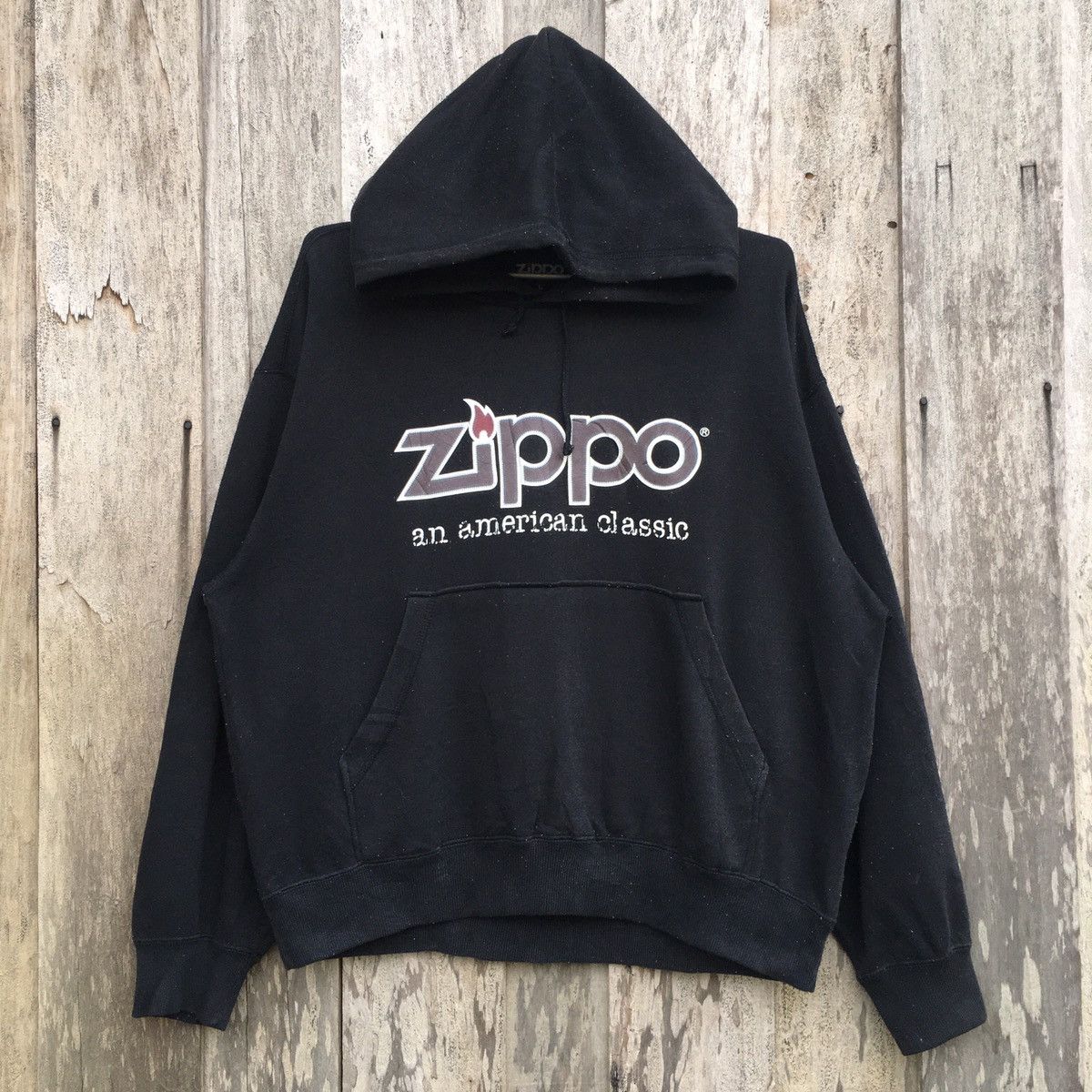 Vintage Zippo An American Classic Hoodie Sweatshirt