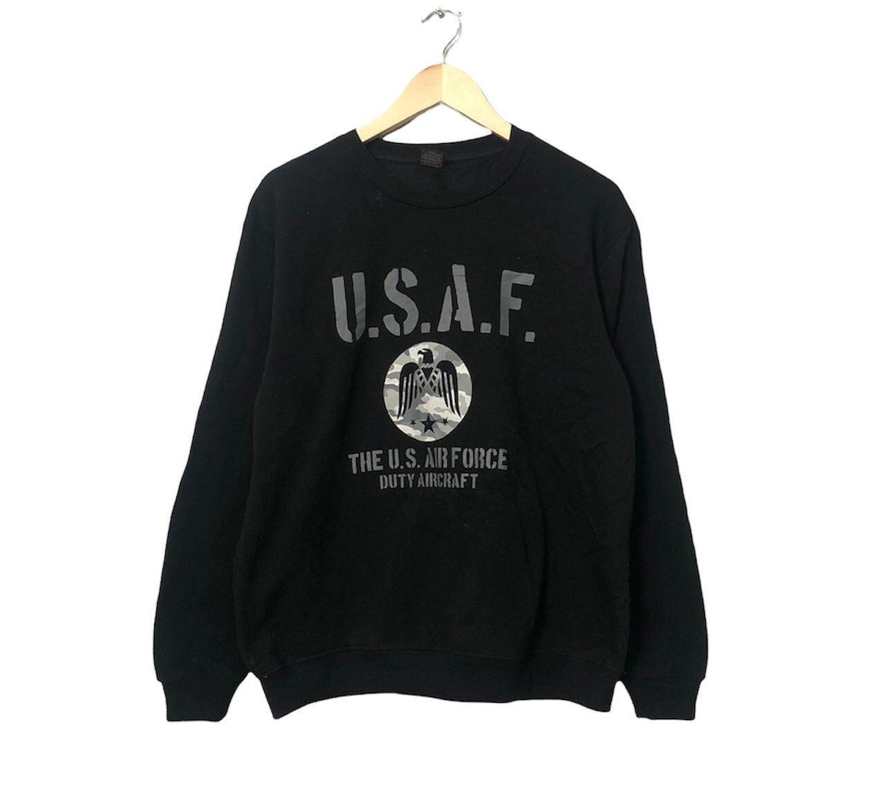 Japanese Brand Vintage Freesual American Us Air Force Big Logo Sweatshirt Size US L / EU 52-54 / 3 - 1 Thumbnail