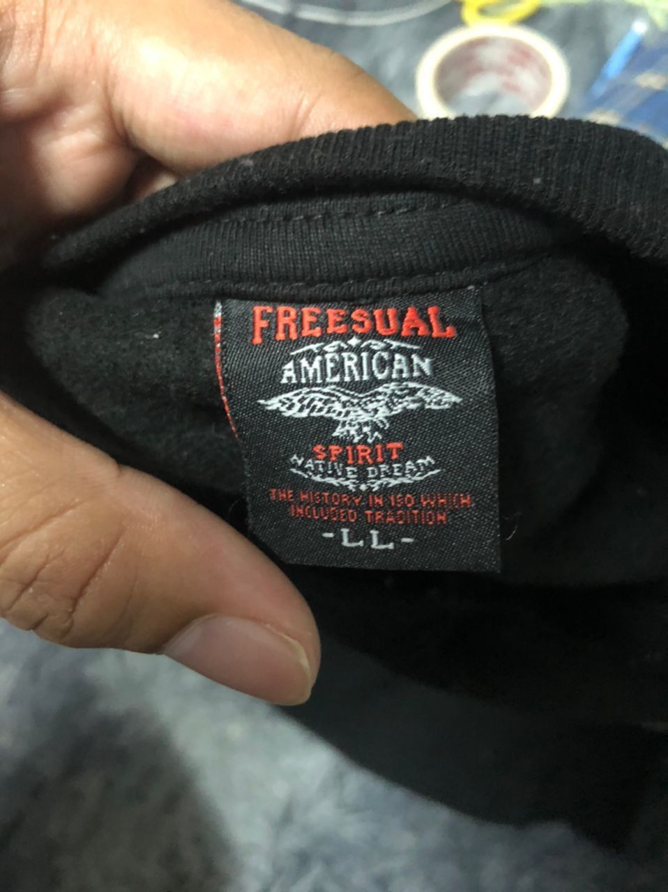 Japanese Brand Vintage Freesual American Us Air Force Big Logo Sweatshirt Size US L / EU 52-54 / 3 - 9 Thumbnail