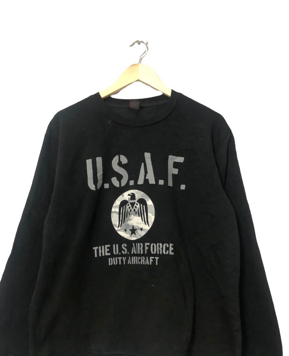 Japanese Brand Vintage Freesual American Us Air Force Big Logo Sweatshirt Size US L / EU 52-54 / 3 - 4 Thumbnail