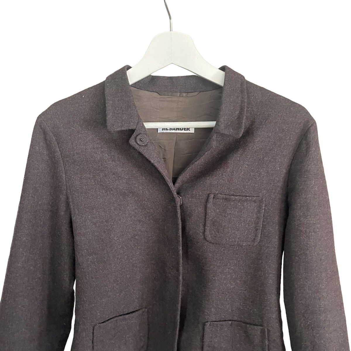 Jil Sander 💥 JIL SANDER CROP WOOL JACKET Size S / US 4 / IT 40 - 4 Thumbnail