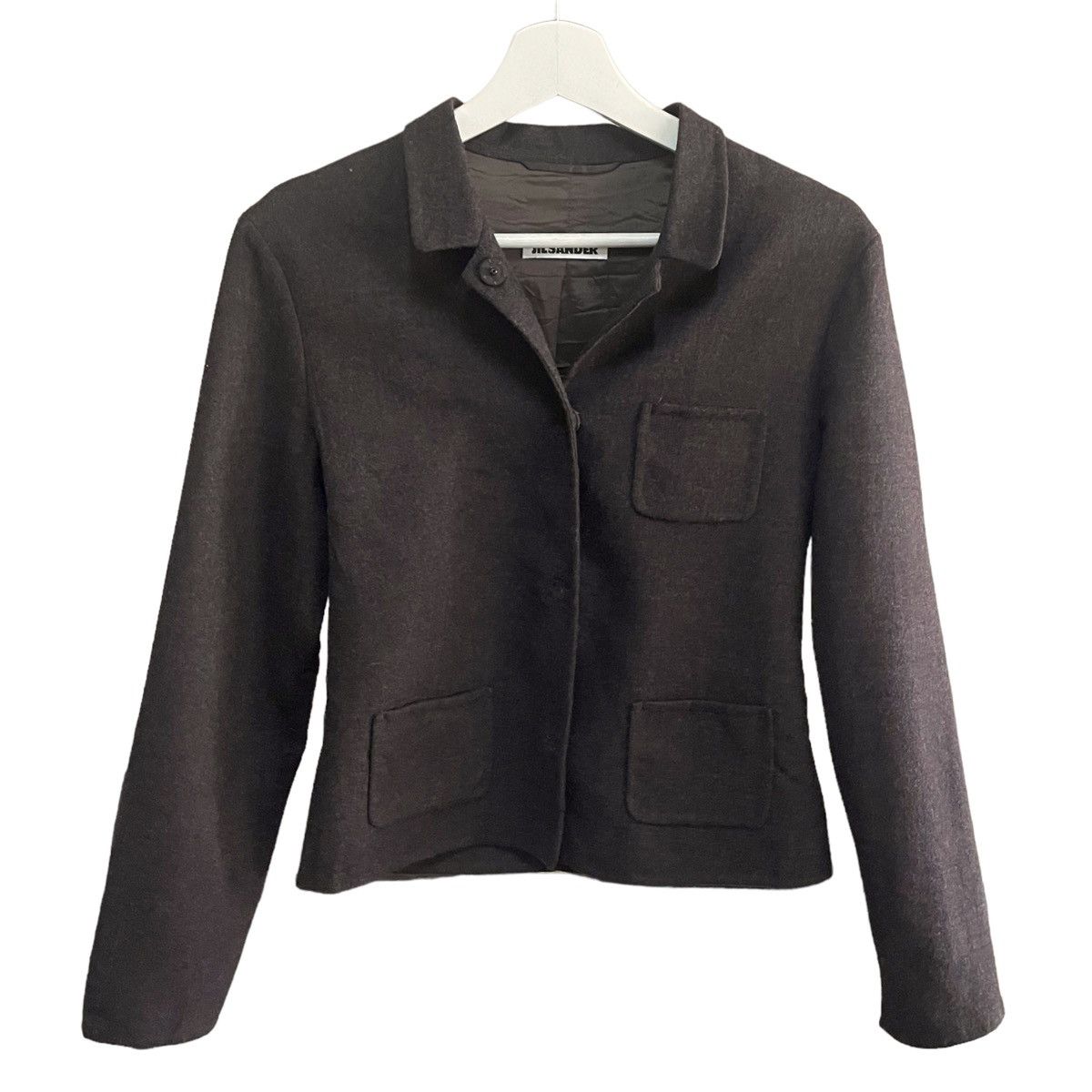 Jil Sander 💥 JIL SANDER CROP WOOL JACKET Size S / US 4 / IT 40 - 1 Thumbnail