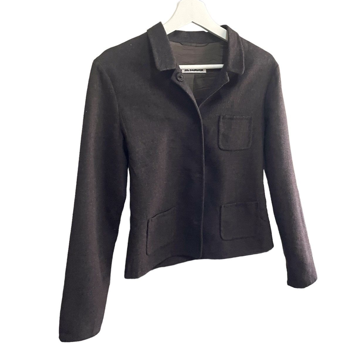 Jil Sander 💥 JIL SANDER CROP WOOL JACKET Size S / US 4 / IT 40 - 3 Thumbnail