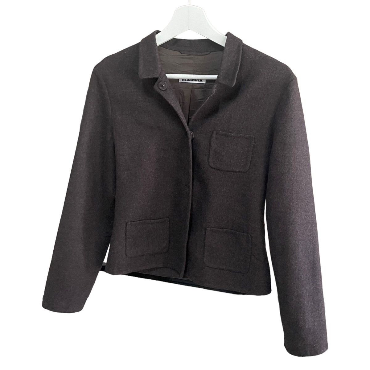 Jil Sander 💥 JIL SANDER CROP WOOL JACKET Size S / US 4 / IT 40 - 2 Thumbnail