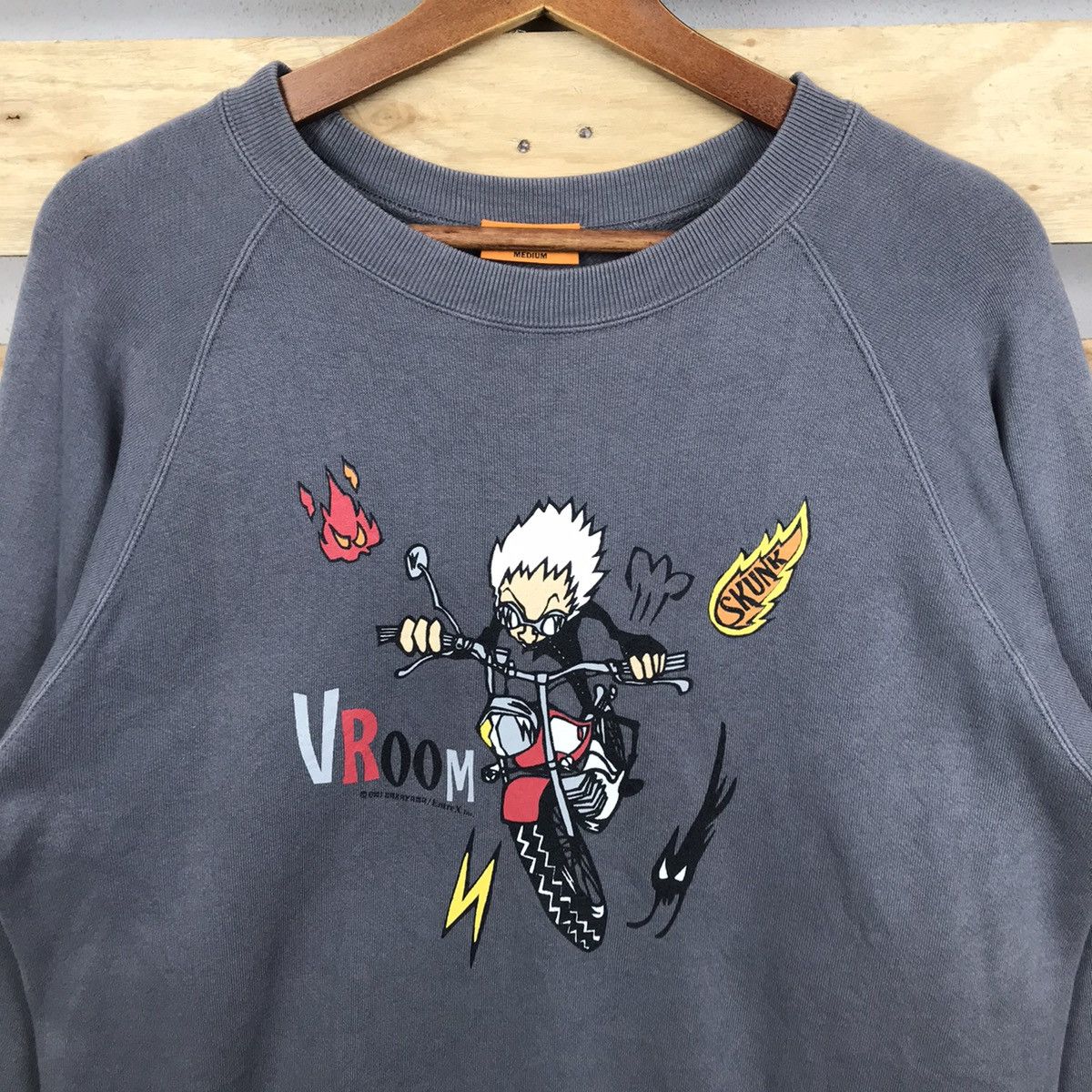 Cartoon Network × Japanese Brand × Seditionaries Vintage Mischievous Skunk Crewneck Sweatshirt Big Logo Size US M / EU 48-50 / 2 - 2 Thumbnail