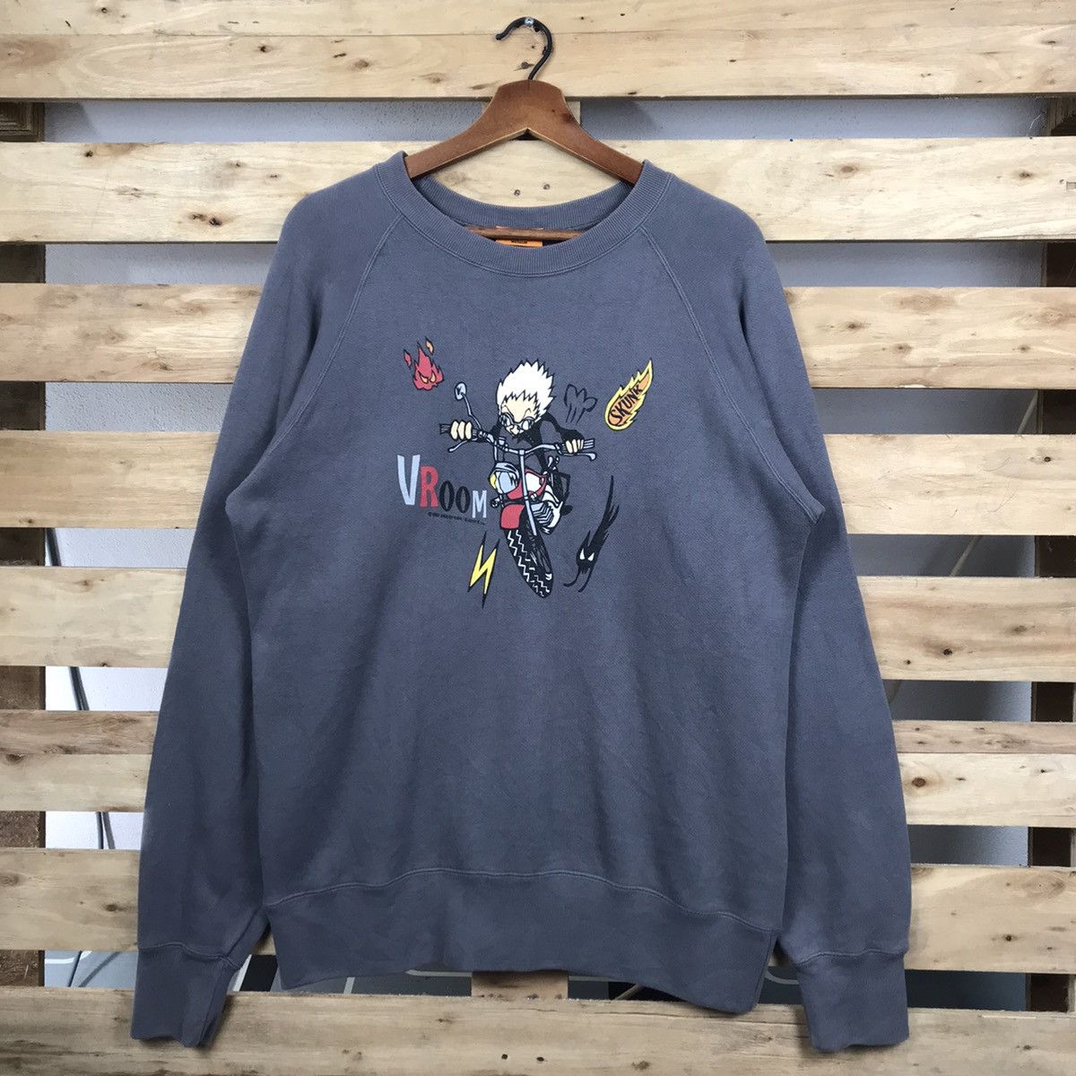 Vintage Mischievous Skunk Crewneck Sweatshirt Big Logo