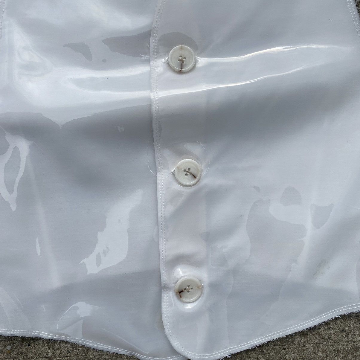 Raf Simons Raf Simons SS2021 Sample PVC Gilet White Size 40S - 3 Thumbnail
