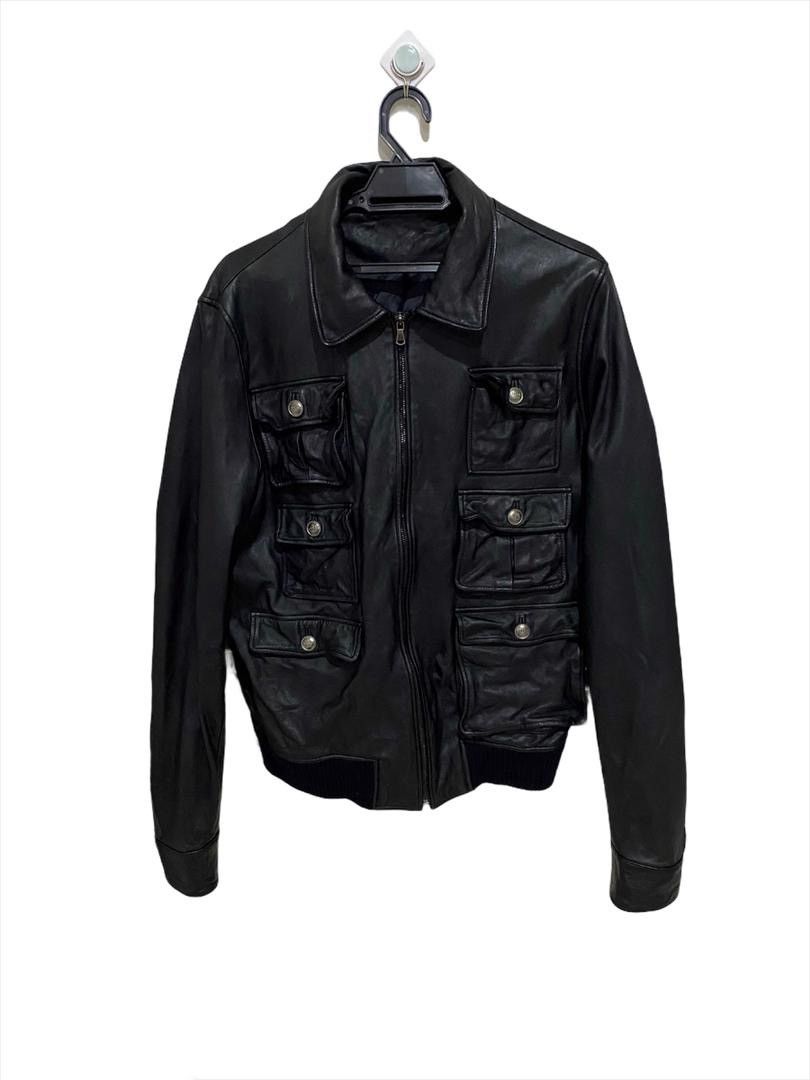 Japanese Brand × Seditionaries × Vintage 💥Best offer💥🧨Korean six pocket Tactical Leather Jacket Size US L / EU 52-54 / 3 - 3 Thumbnail