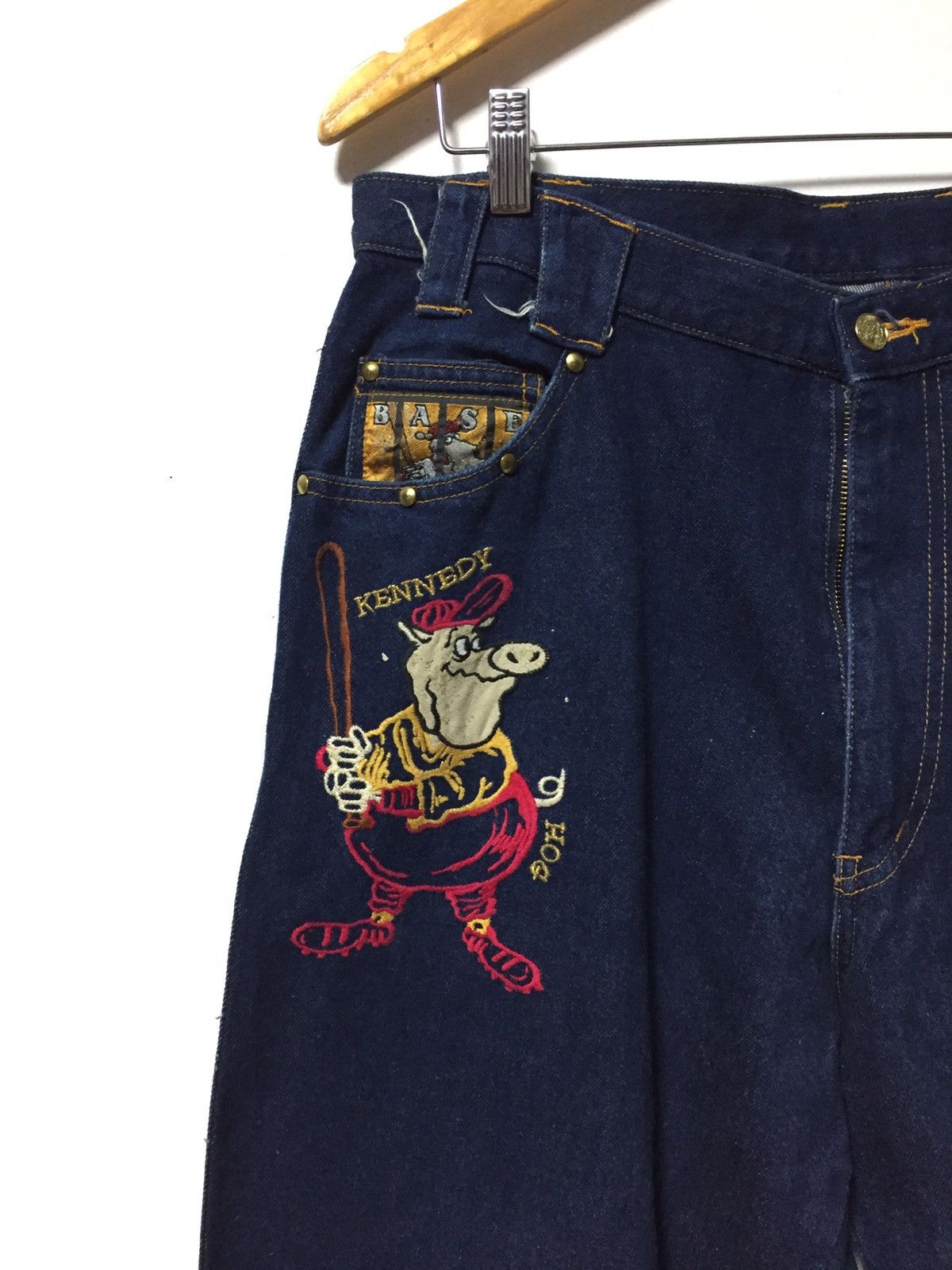 Hysteric Glamour × Japanese Brand × Tornado Mart 💥best offer💥Farnese denim Jeans saiz 35 Size US 35 - 3 Thumbnail